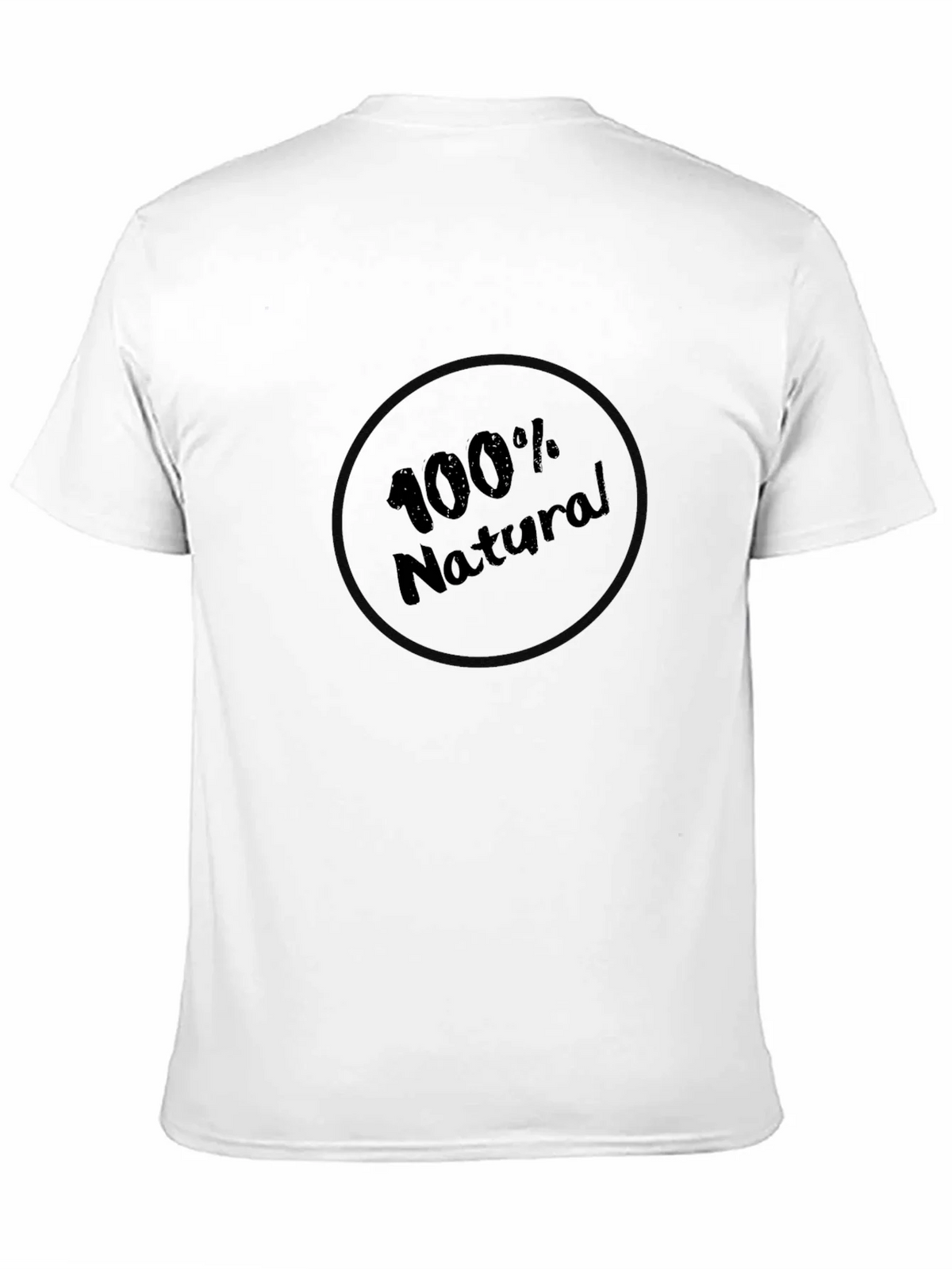 100% Natural Black Graphic Tee - Soft Comfort product image 10