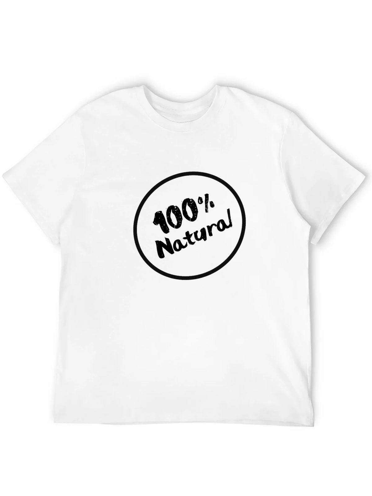 100% Natural Black Graphic Tee - Soft Comfort product image 11