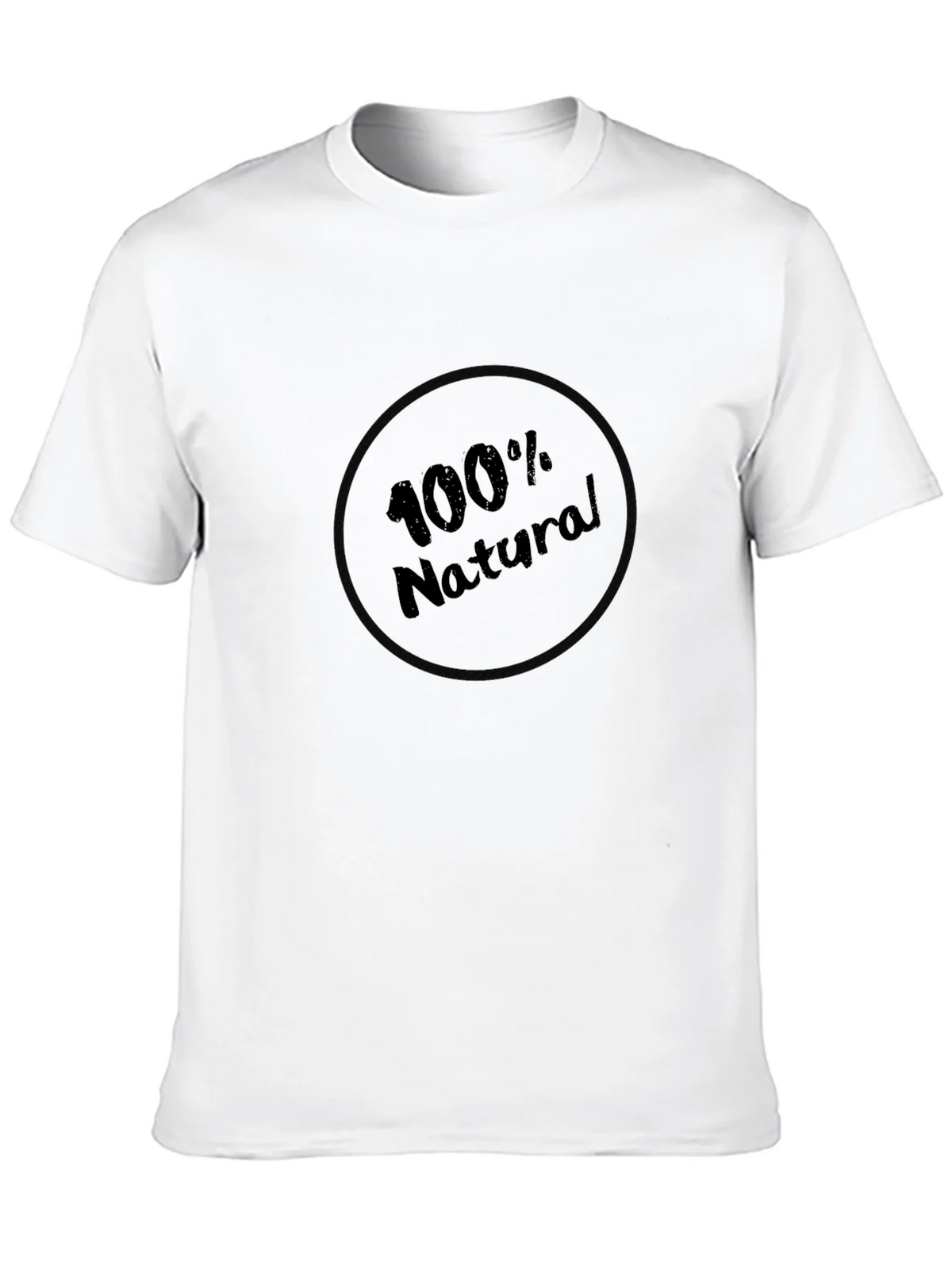 100% Natural Black Graphic Tee - Soft Comfort product image 9