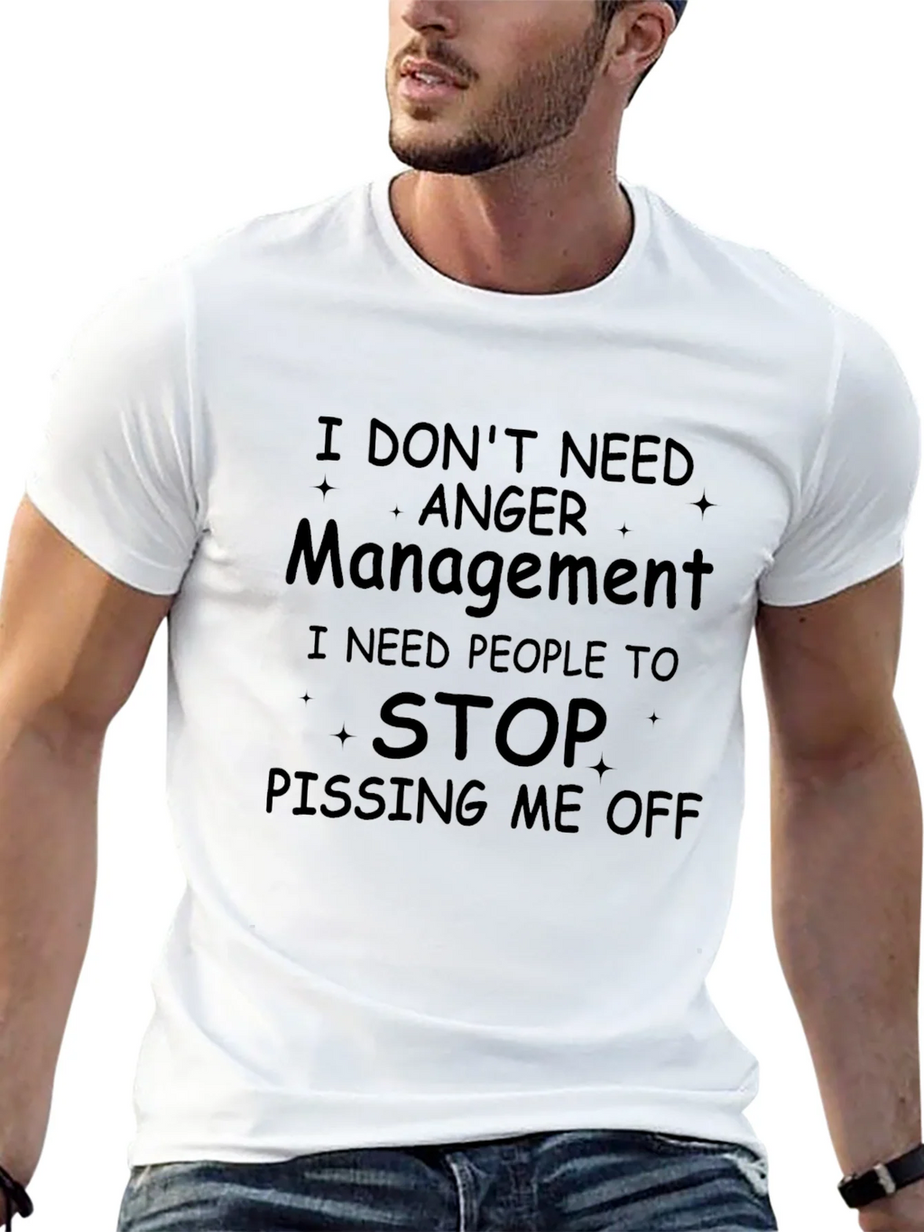 Anger Management Graphic Tee - Sarcastic Humor product image 7