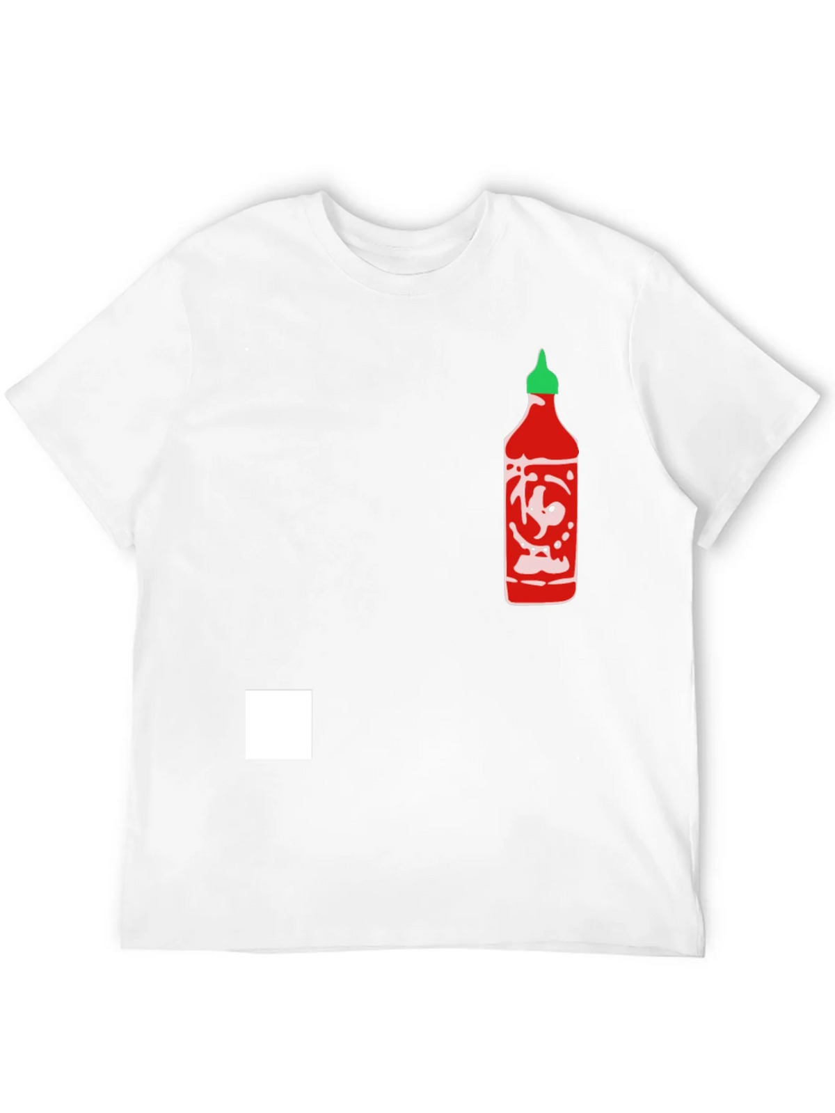 Sriracha Bottle Graphic Tee - Black Cotton Blend product image 11