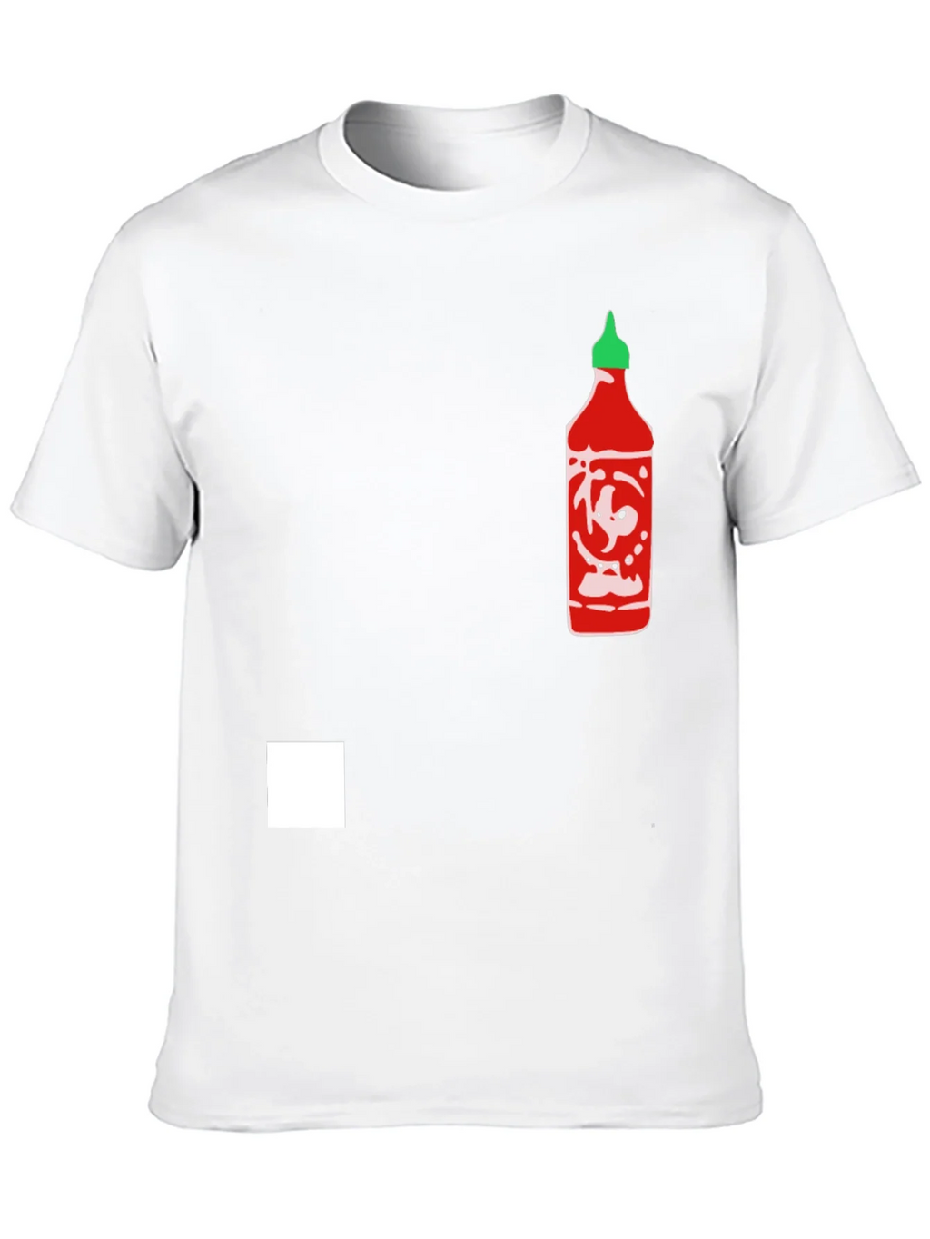 Sriracha Bottle Graphic Tee - Black Cotton Blend product image 9