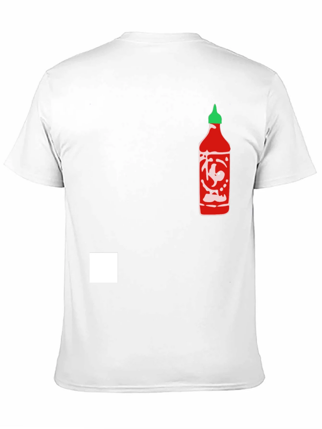 Sriracha Bottle Graphic Tee - Black Cotton Blend product image 10