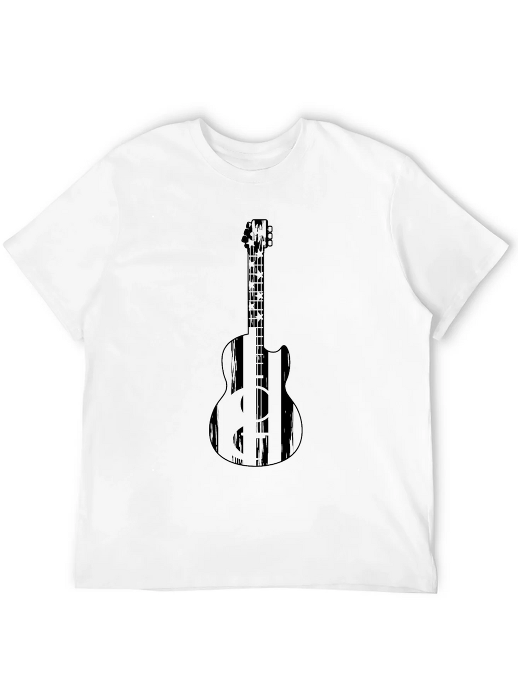 Guitar Graphic Black T-Shirt - Musician Style product image 10
