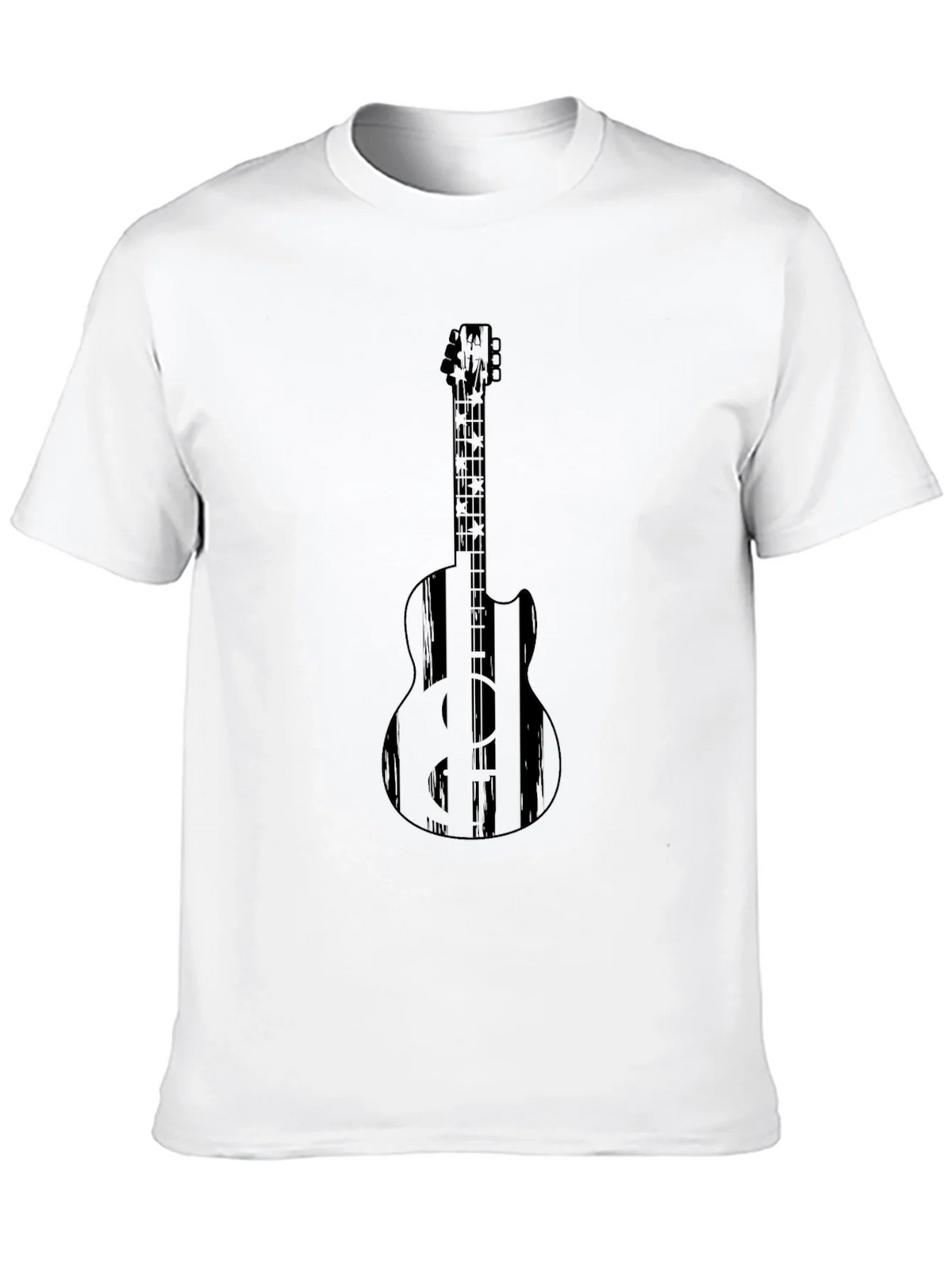 Guitar Graphic Black T-Shirt - Musician Style product image 8