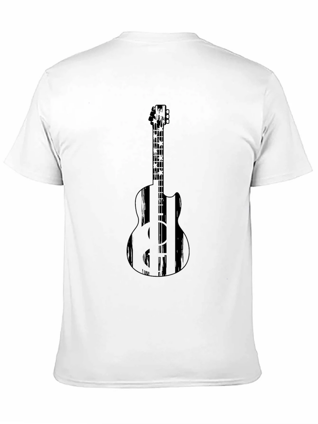 Guitar Graphic Black T-Shirt - Musician Style product image 9
