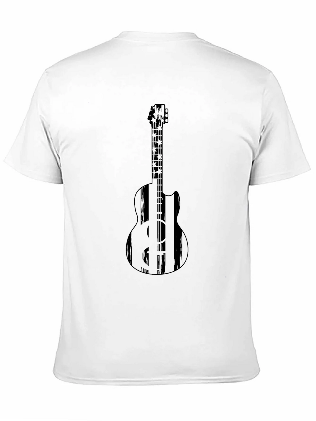 Guitar Graphic Black T-Shirt - Musician Style product image 9
