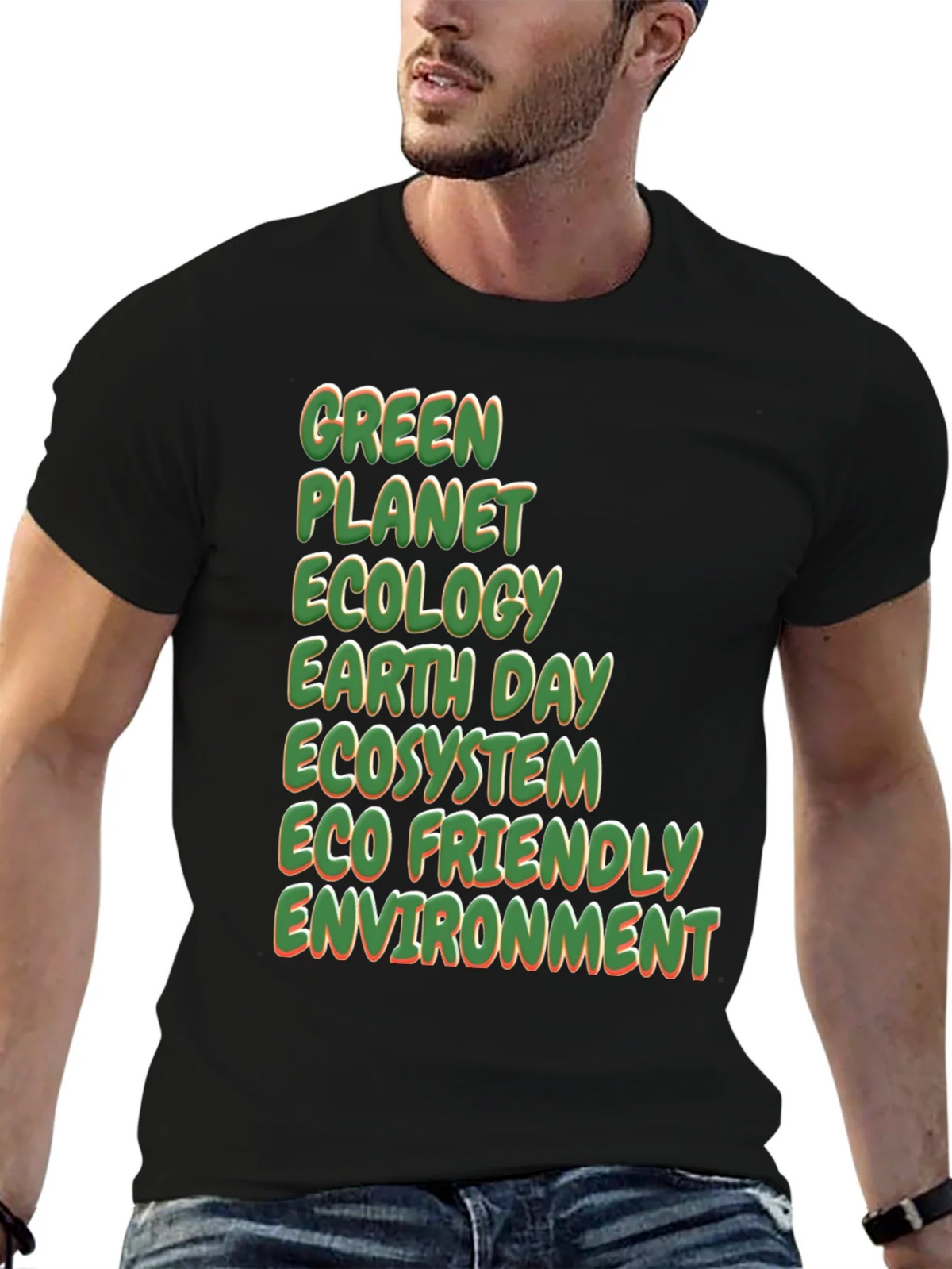 Eco-Friendly Graphic T-Shirt - Green Planet Ecology product image 6