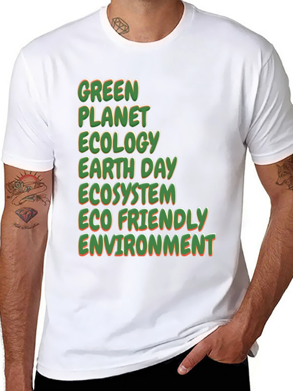 Eco-Friendly Graphic T-Shirt - Green Planet Ecology product image 7