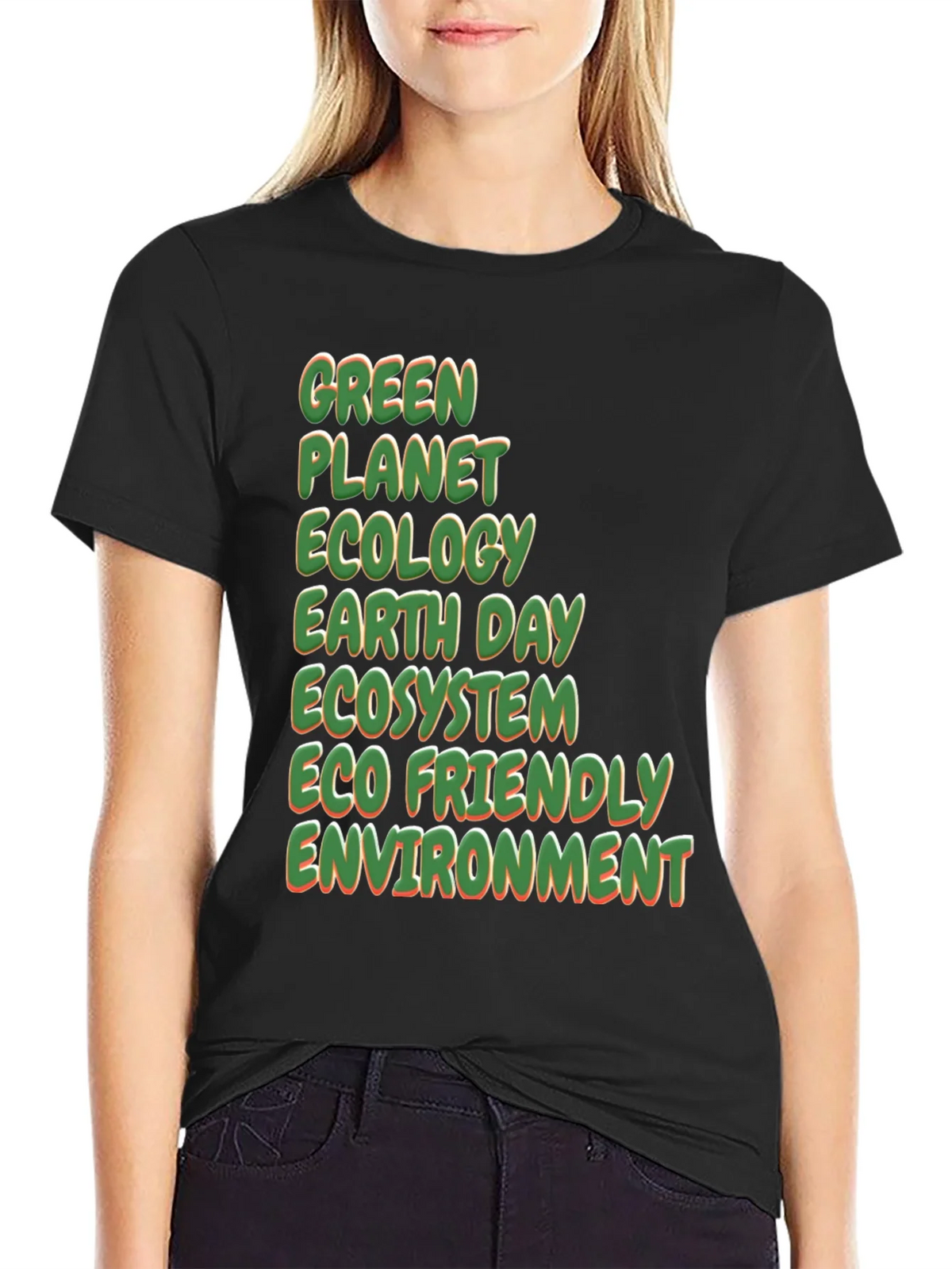Eco-Friendly Graphic T-Shirt - Green Planet Ecology product image 2