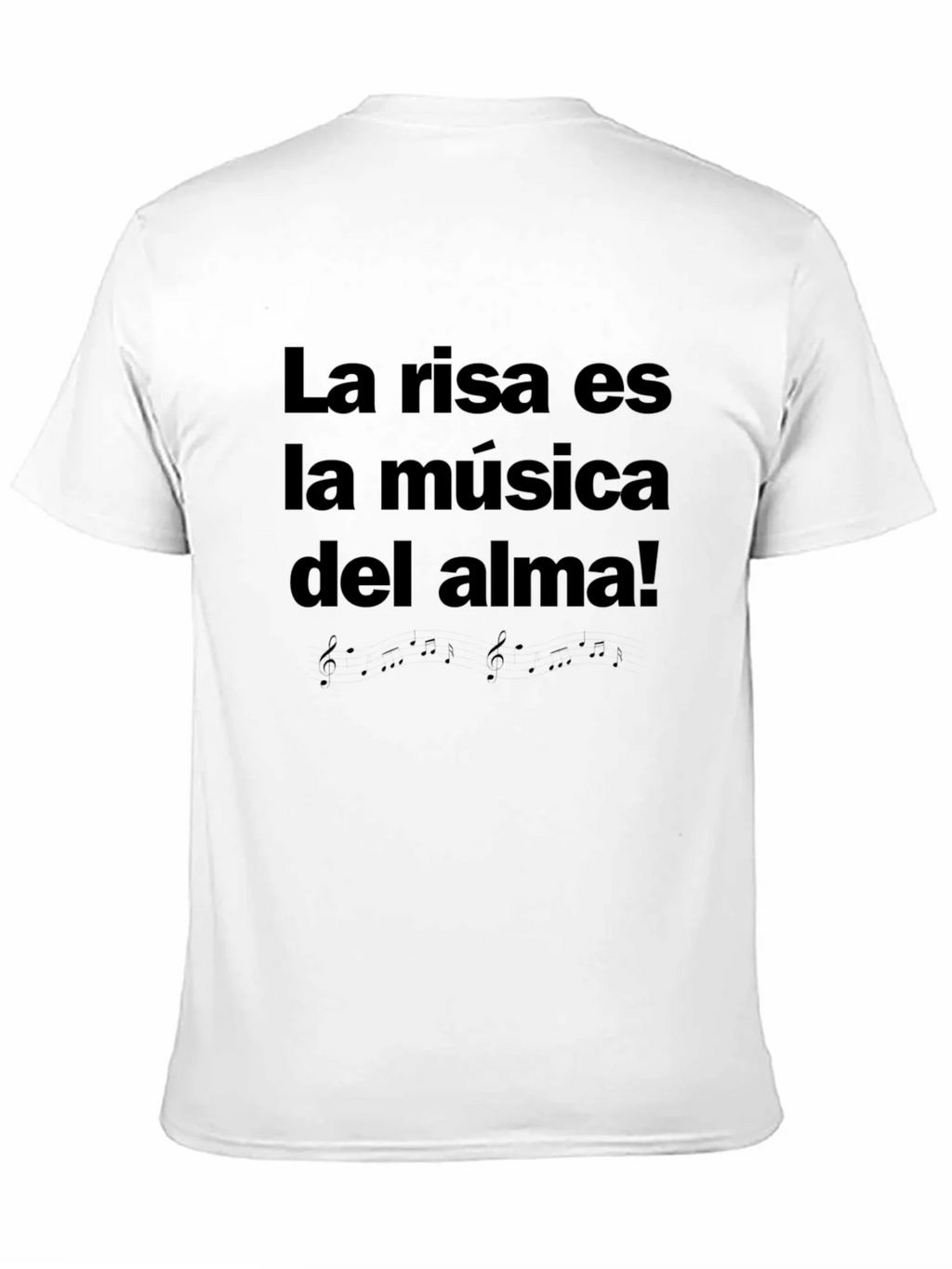La Risa Es La Música del Alma Black T-Shirt product image 10