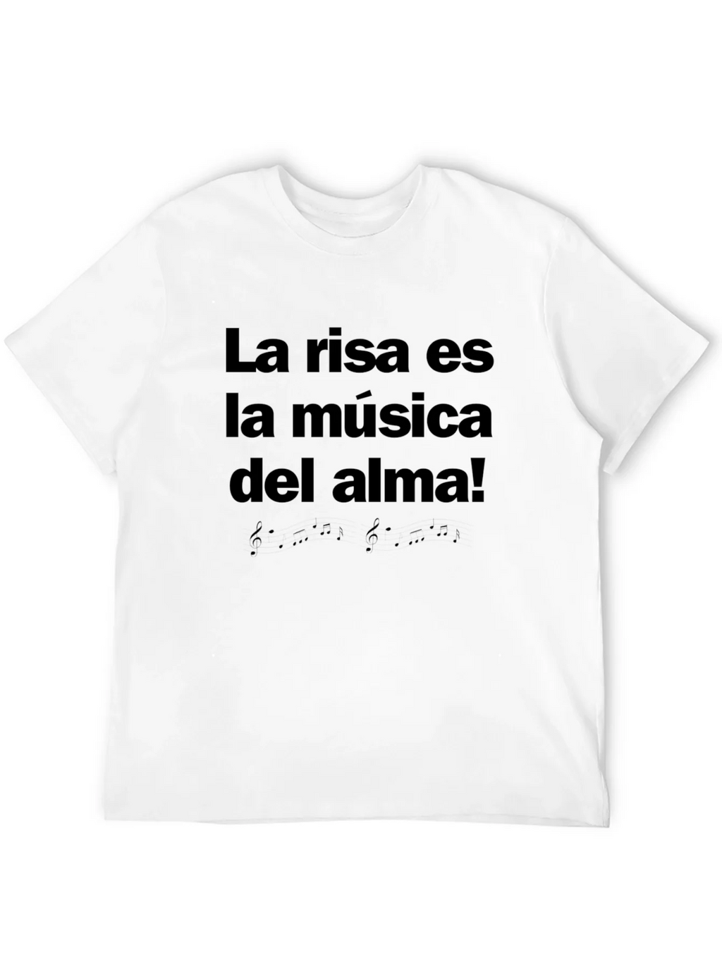 La Risa Es La Música del Alma Black T-Shirt product image 11