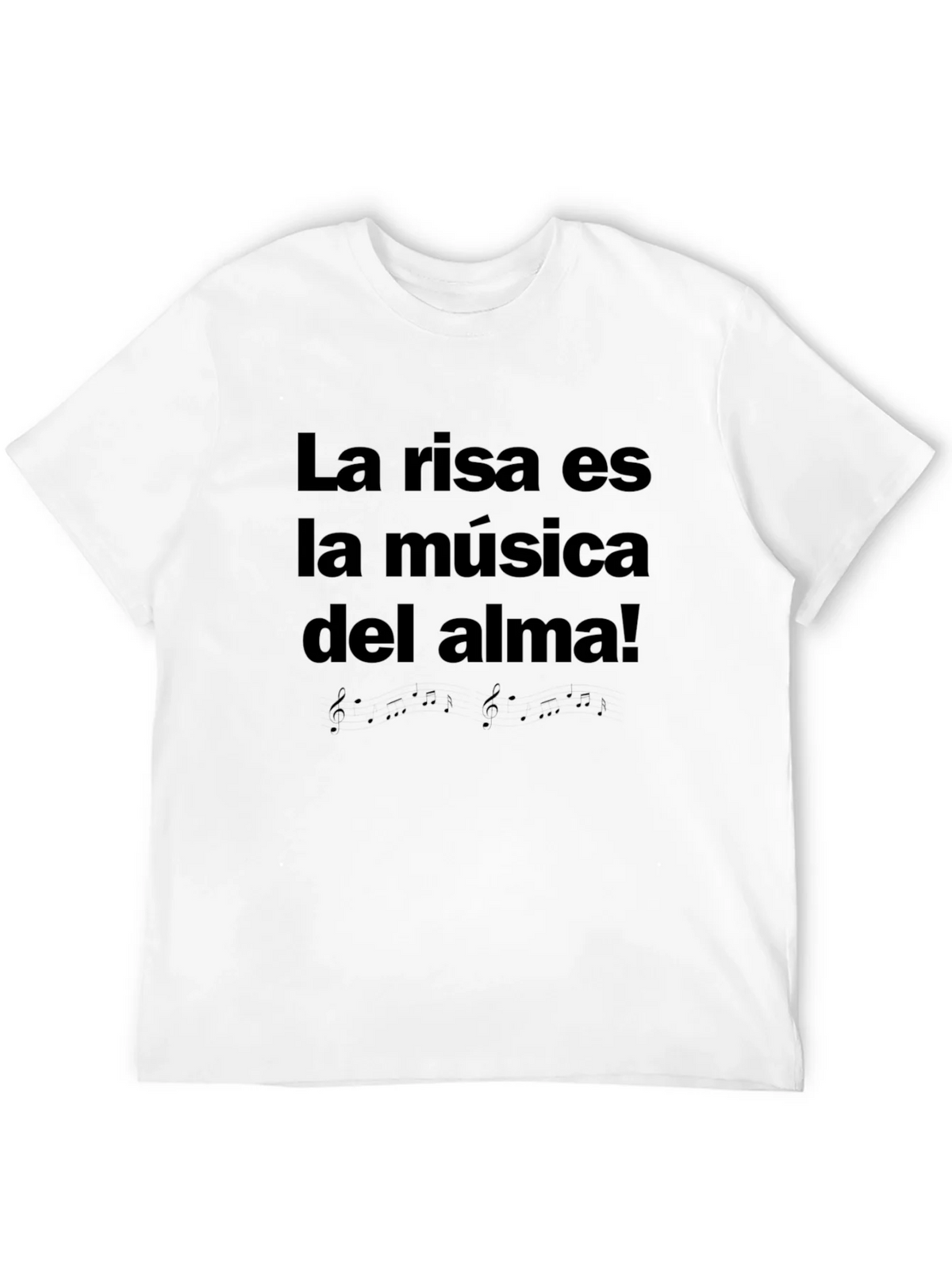 La Risa Es La Música del Alma Black T-Shirt product image 11