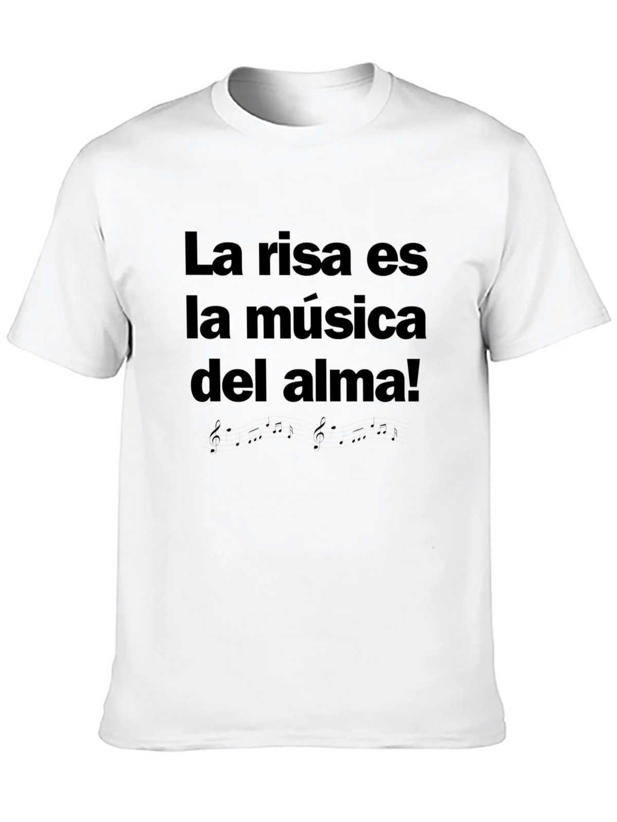 La Risa Es La Música del Alma Black T-Shirt product image 9