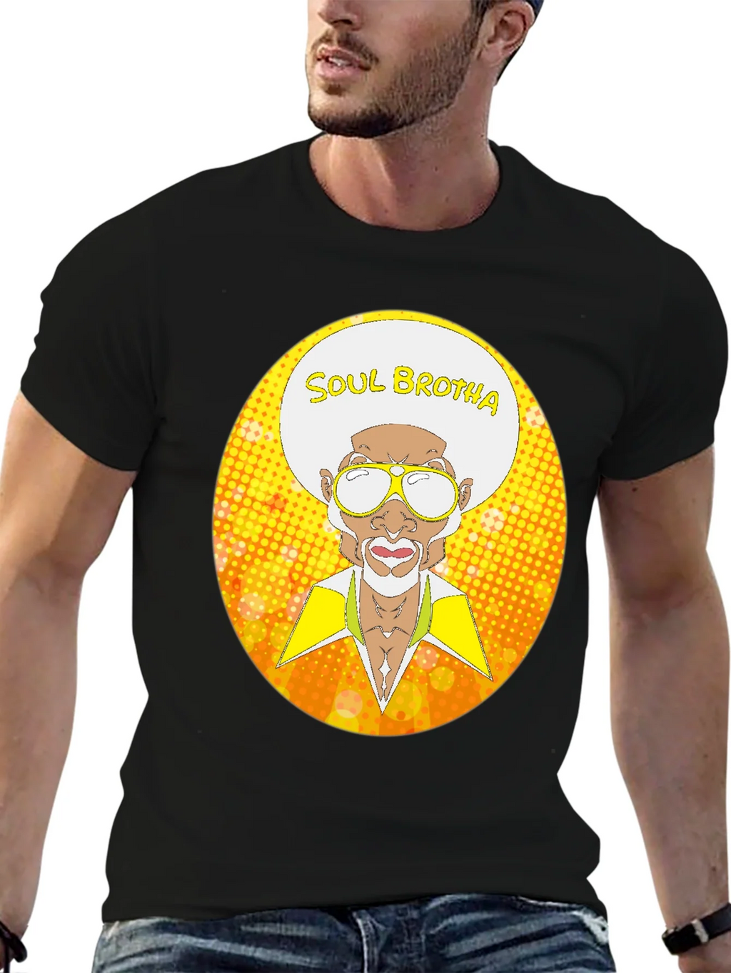Soul Brotha Graphic T-Shirt - Retro Style product image 6