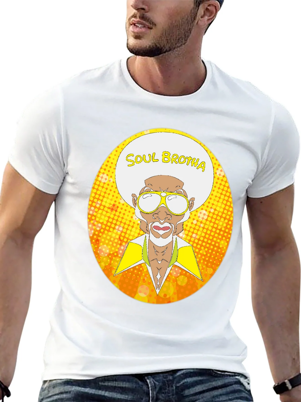 Soul Brotha Graphic T-Shirt - Retro Style product image 11