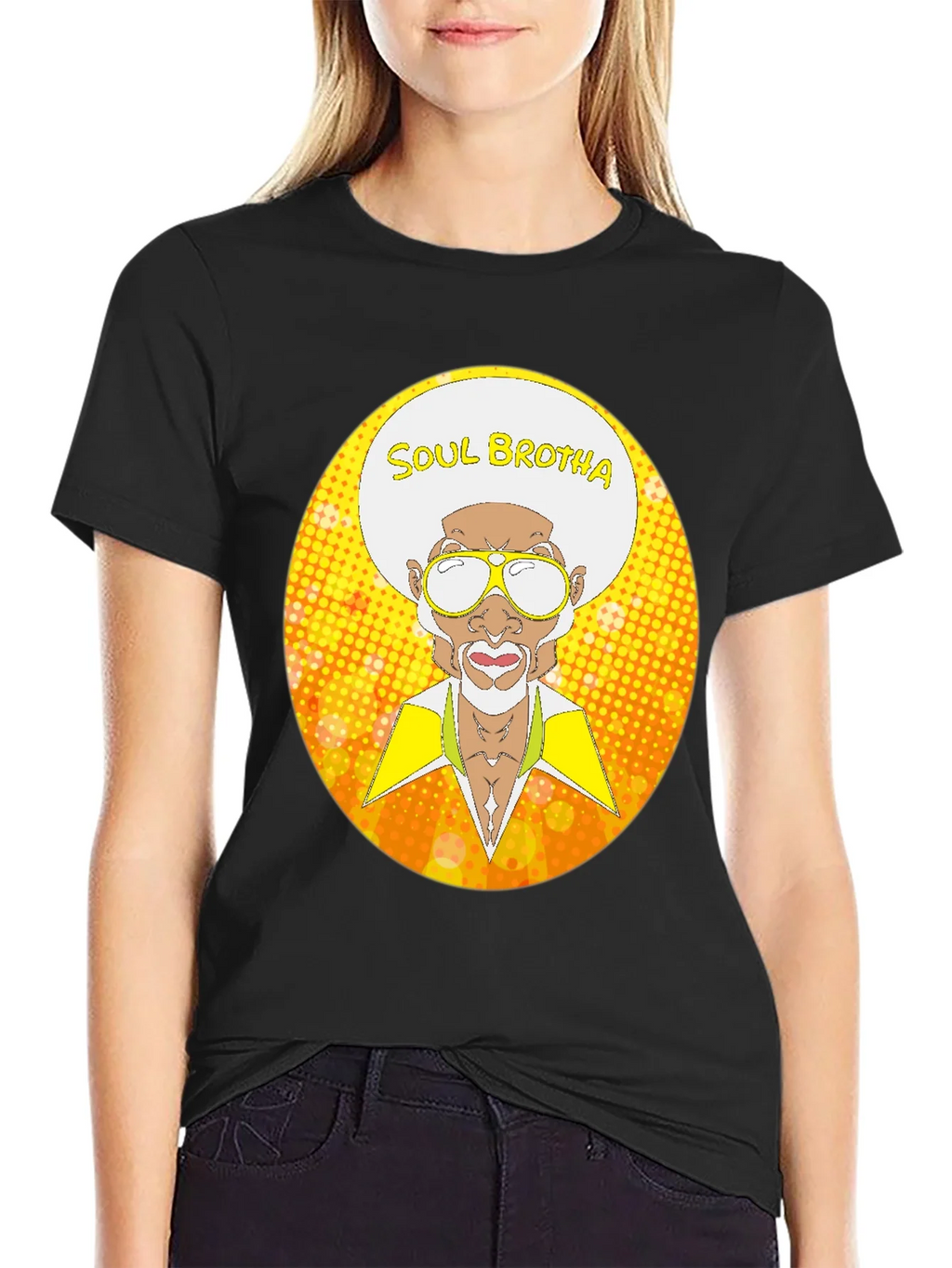 Soul Brotha Graphic T-Shirt - Retro Style product image 2