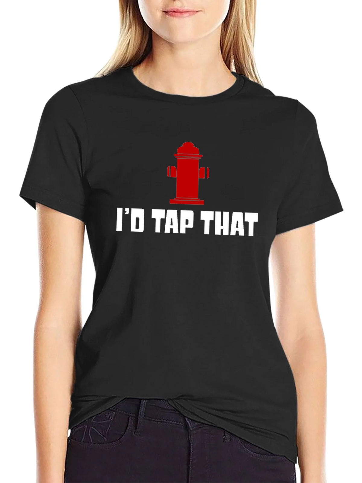 Id Tap That Funny Fire Hydrant T-Shirt product image 2