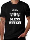 Team Bless Legend Black Graphic Tee Shirt product image 1