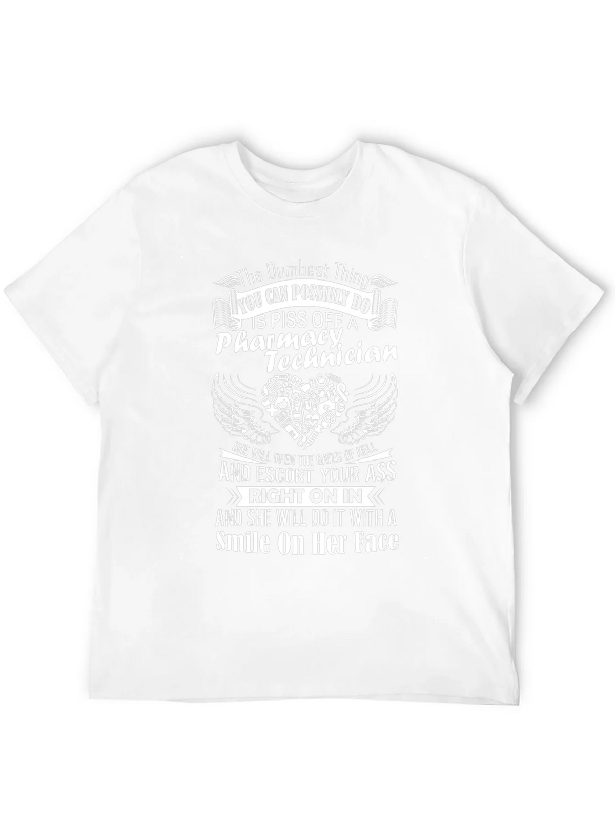 Pharmacy Technician T-Shirt: Dumbest Thing to Do product image 11