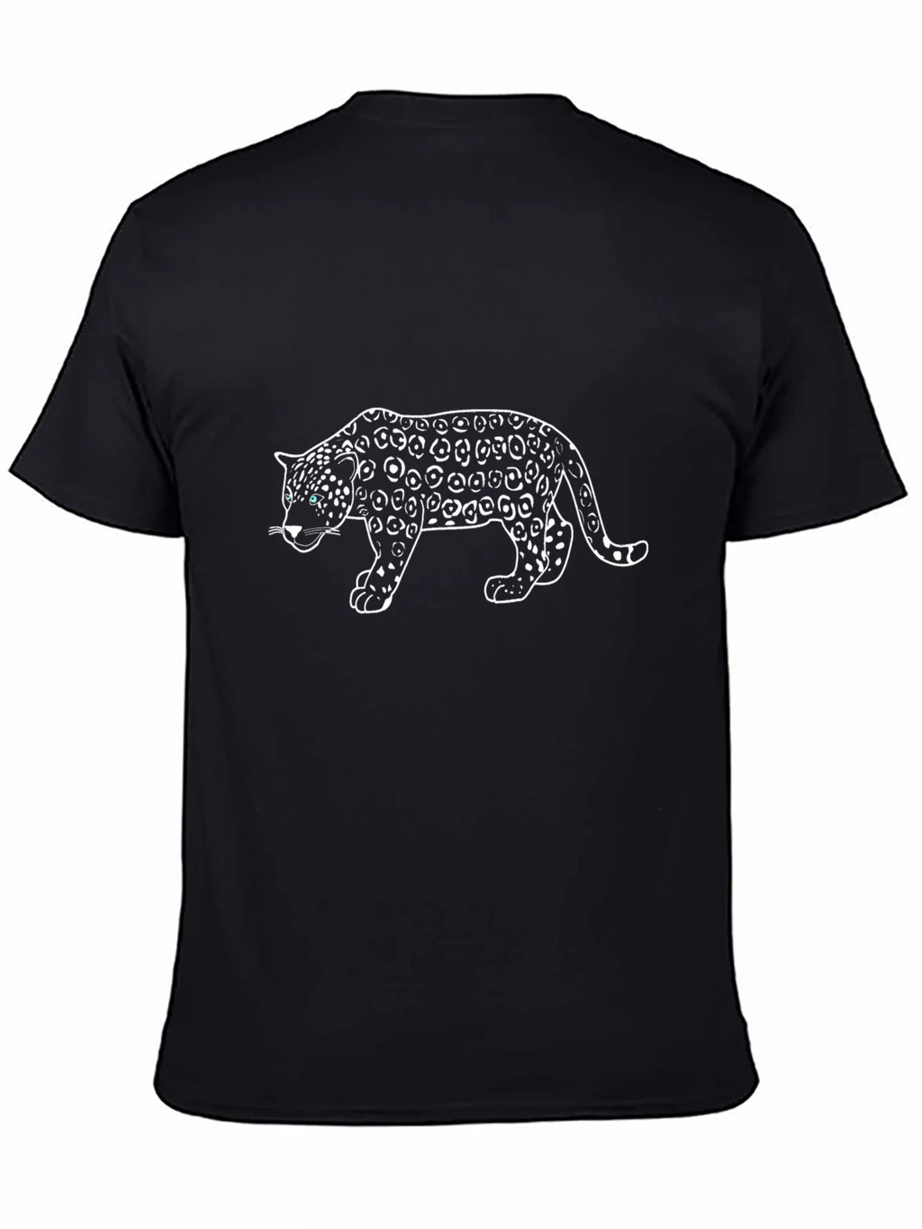 Black T-Shirt with Leopard Design product image 4