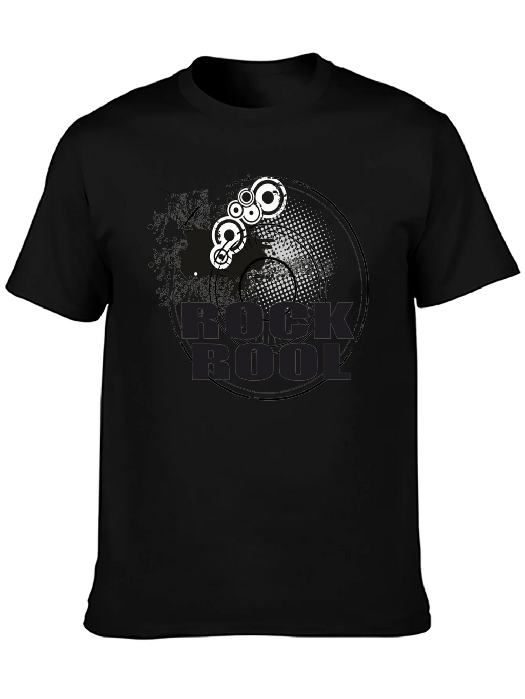 Rock & Roll Graphic Tee - Black product image 3