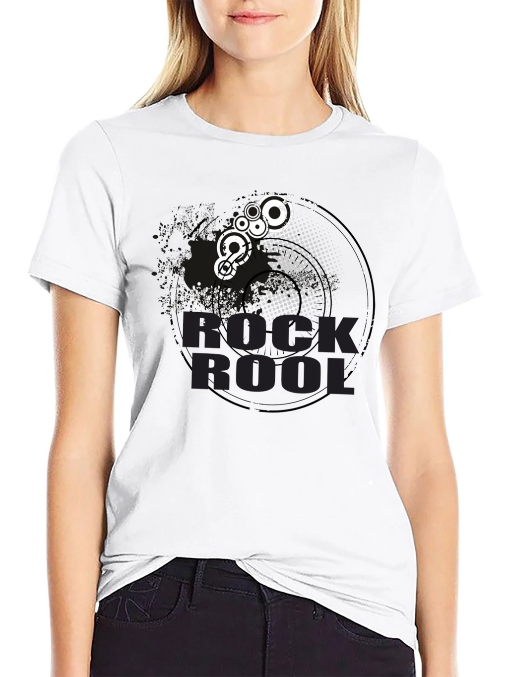 Rock & Roll Graphic Tee - Black product image 8