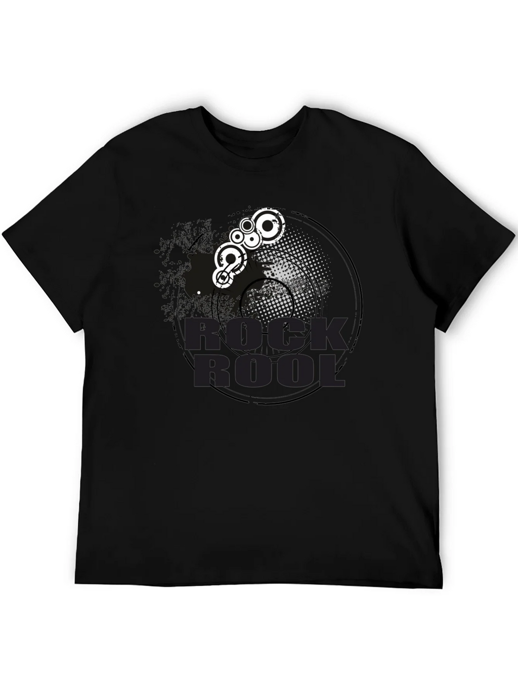 Rock & Roll Graphic Tee - Black product image 5