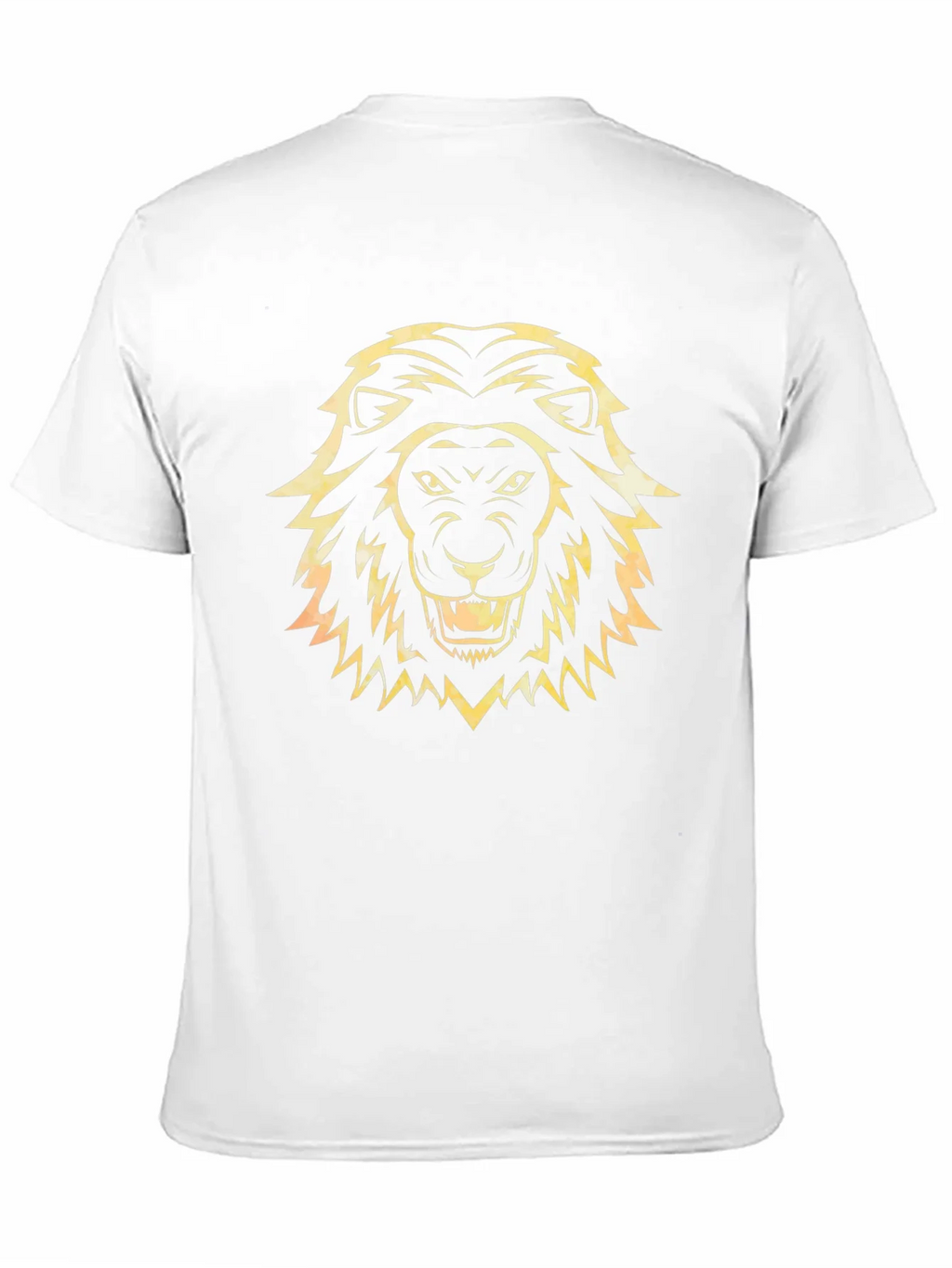 Lion Head Graphic Tee - Black Cotton T-Shirt product image 10