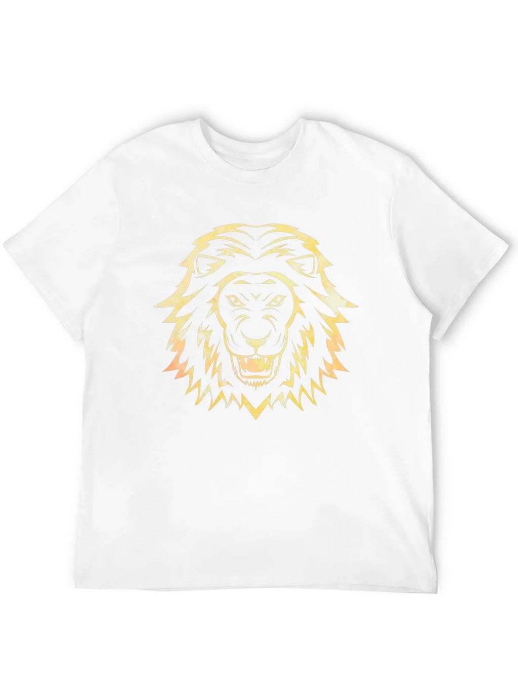 Lion Head Graphic Tee - Black Cotton T-Shirt product image 11