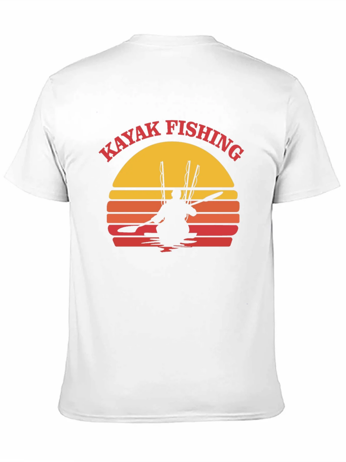 Kayak Fishing Sunset Graphic Tee product image 9