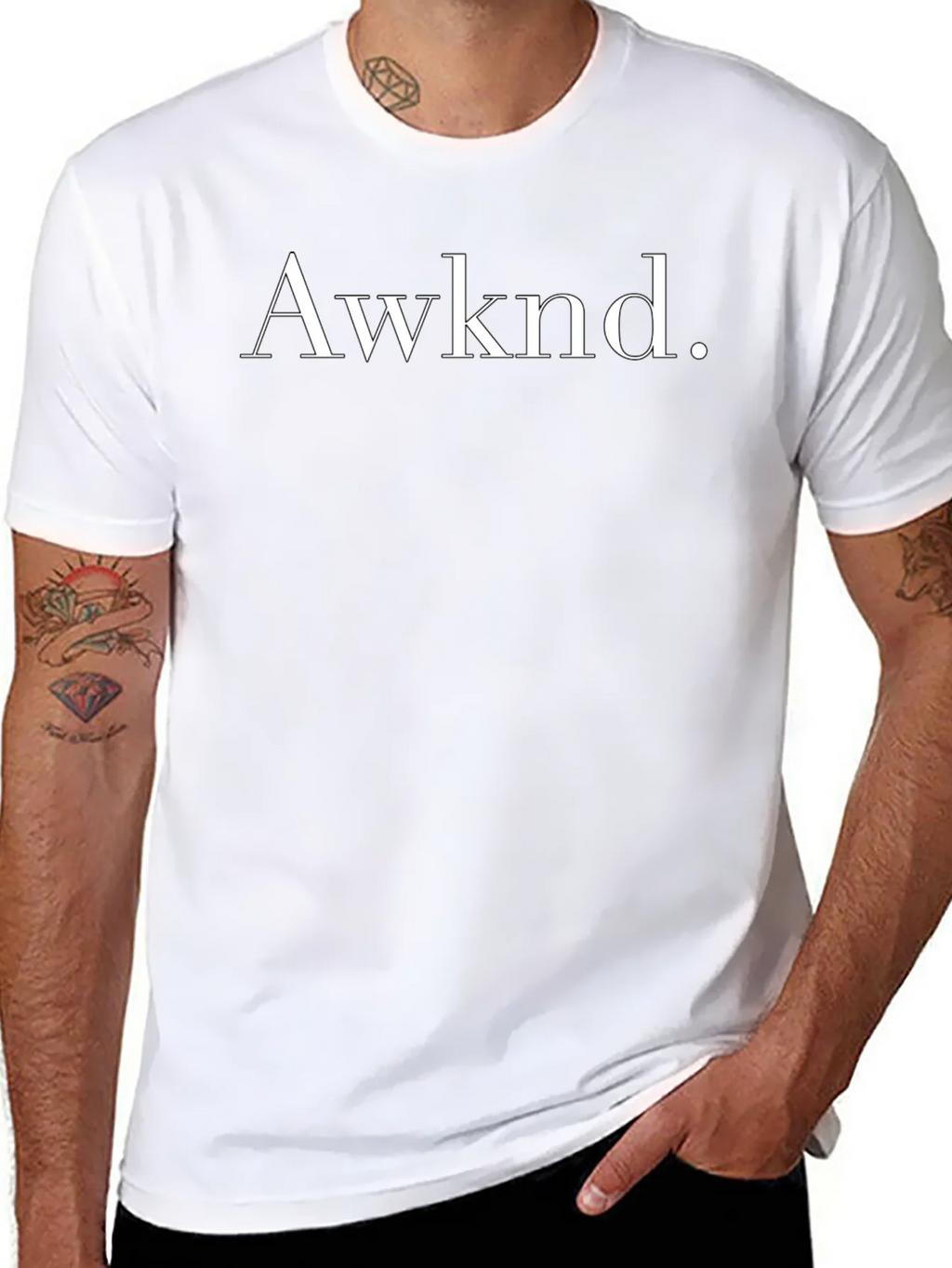 Awknd. Black Graphic Tee - Mens product image 6