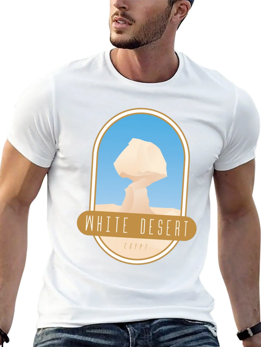 White Desert Egypt T-Shirt product image 12