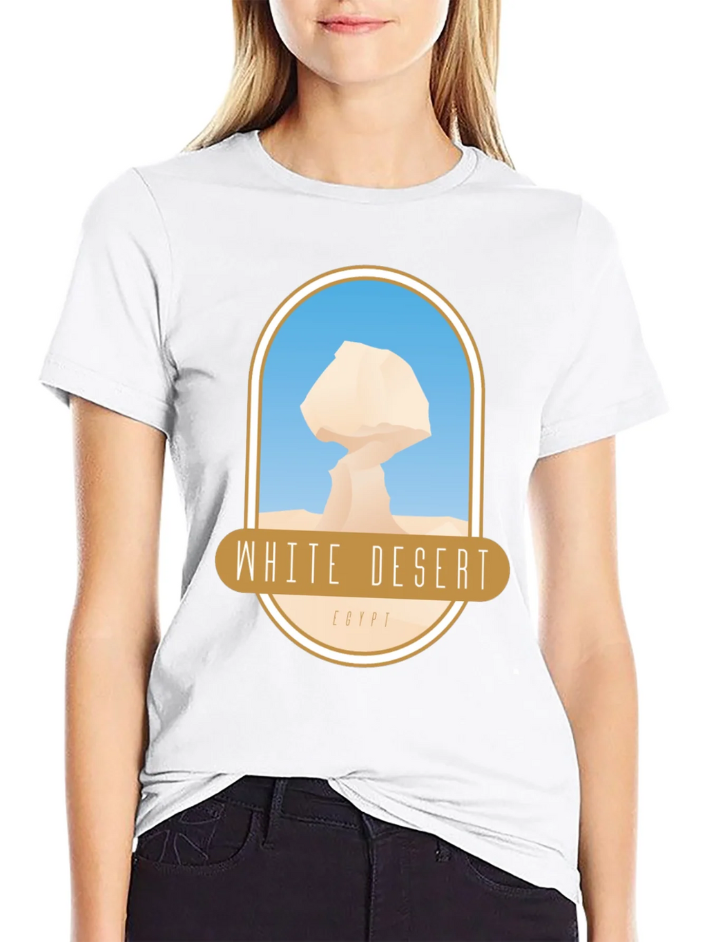White Desert Egypt T-Shirt product image 8