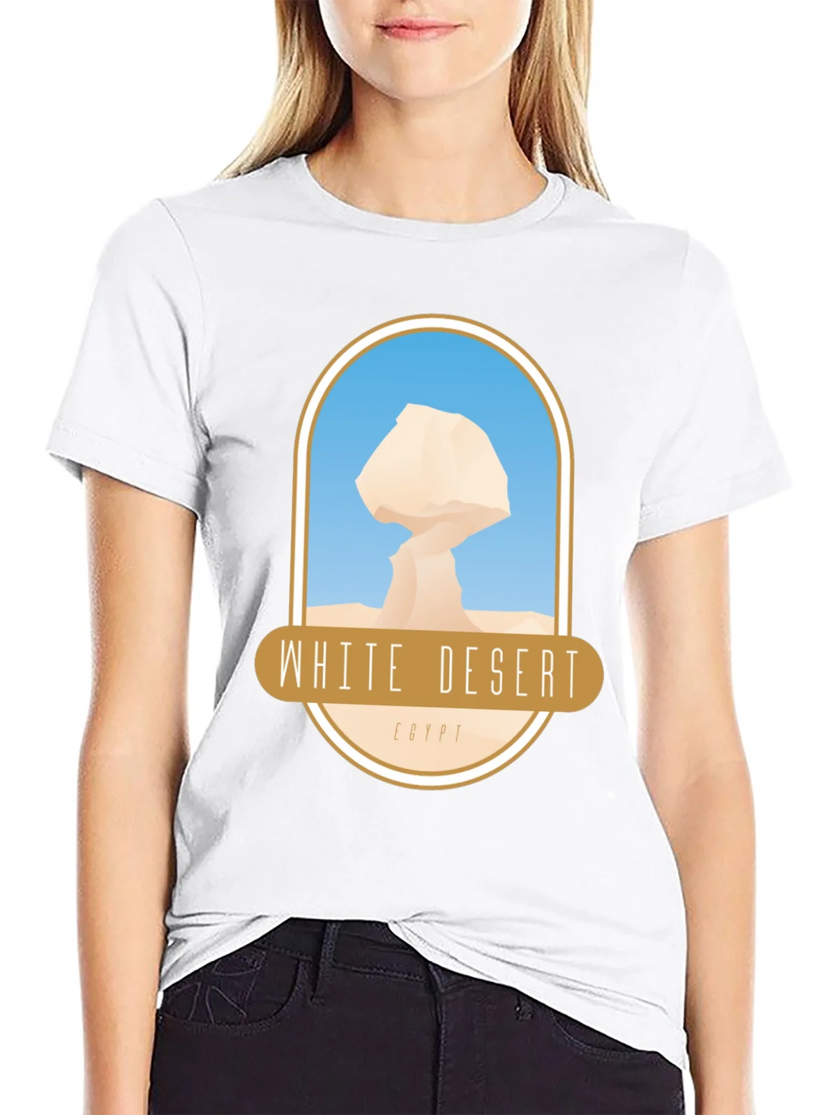White Desert Egypt T-Shirt product image 8