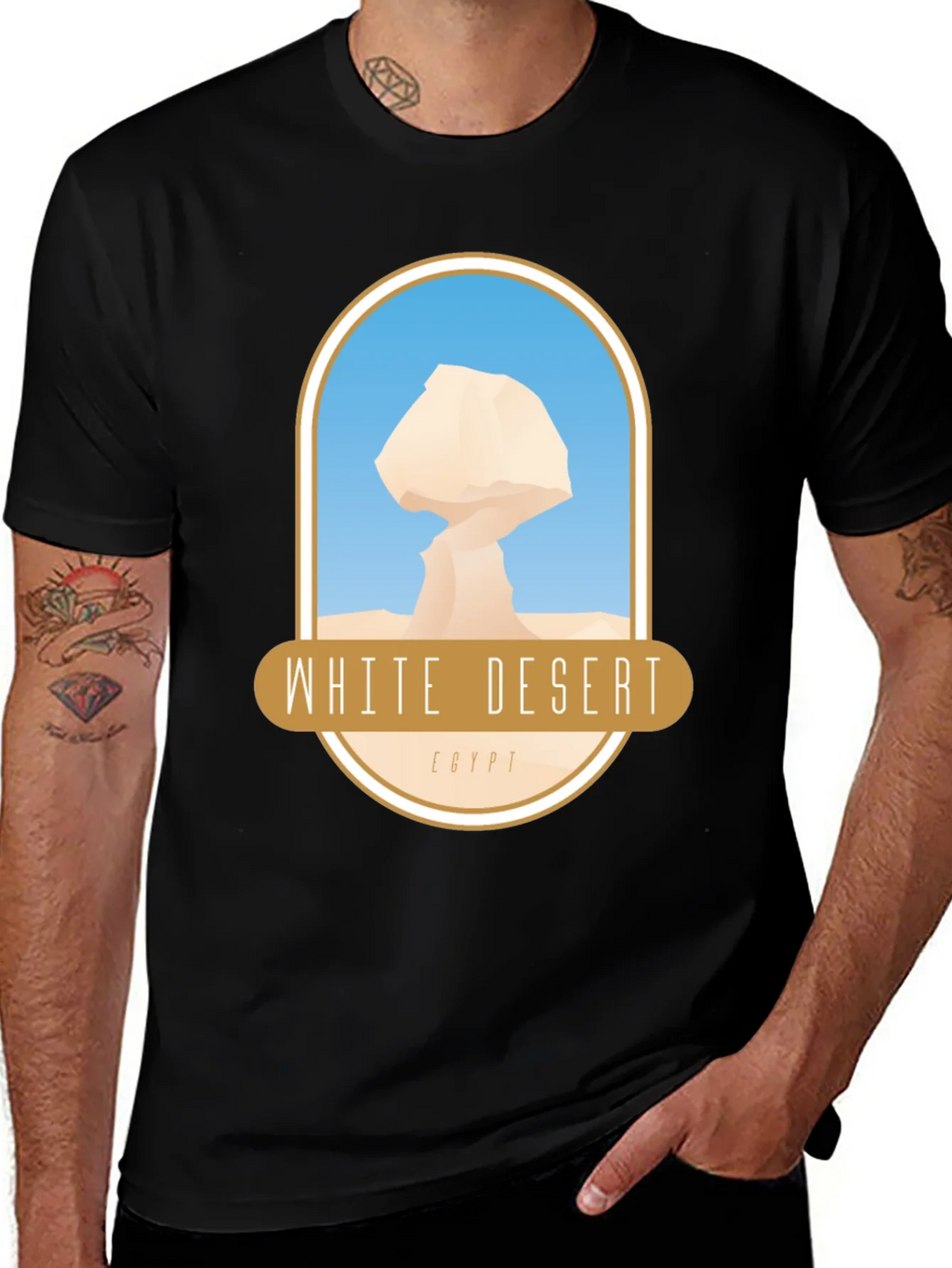 White Desert Egypt T-Shirt product image 1