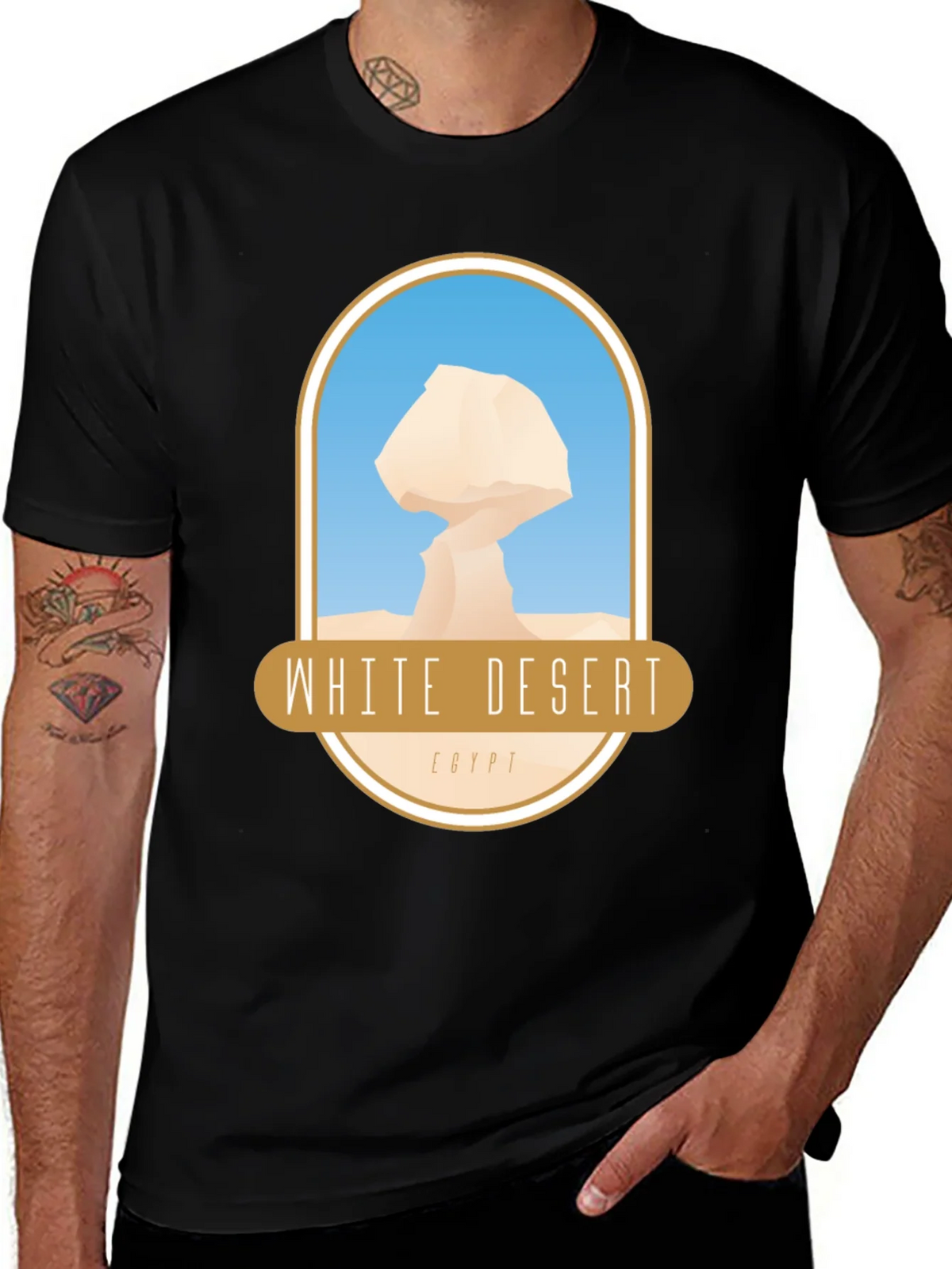 White Desert Egypt T-Shirt product image 1