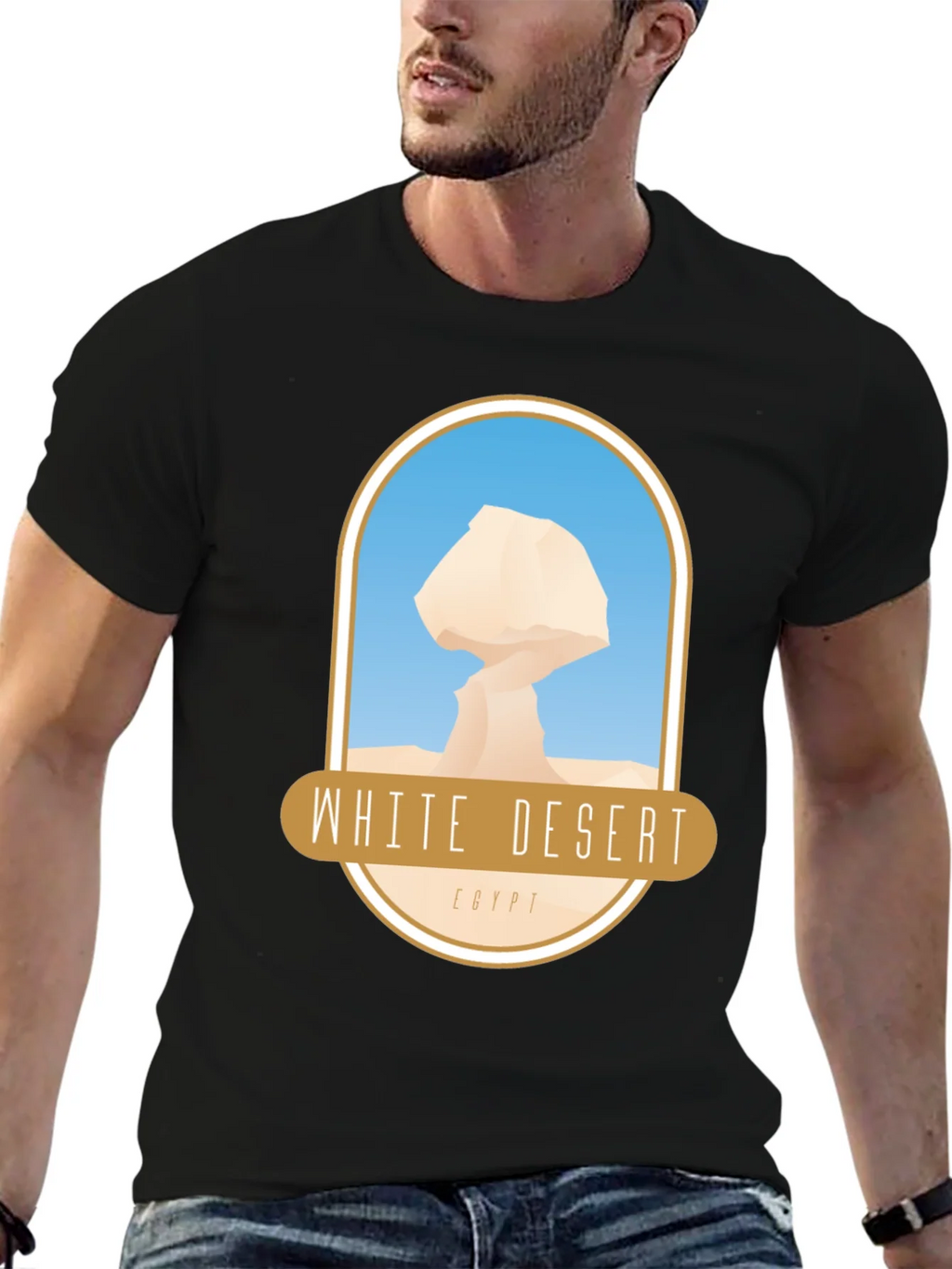 White Desert Egypt T-Shirt product image 6