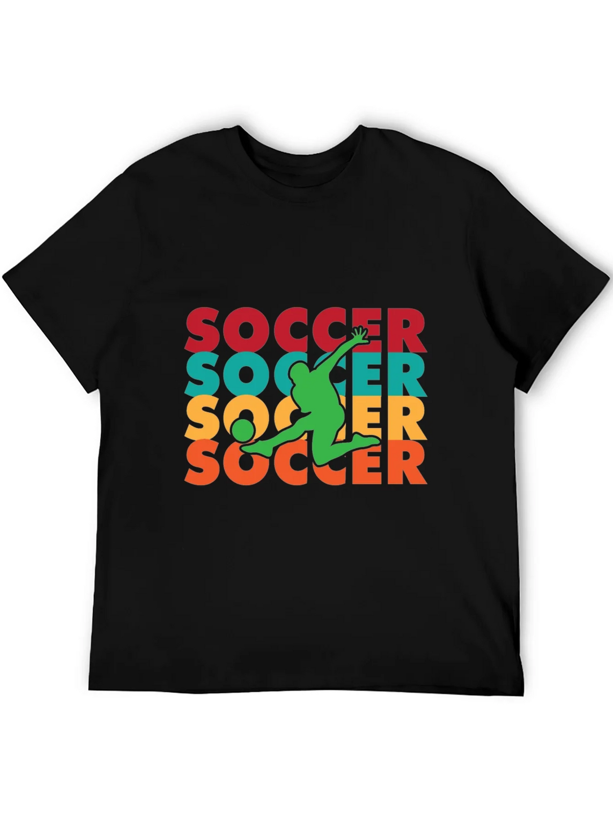 Retro Soccer Player Graphic Tee product image 5
