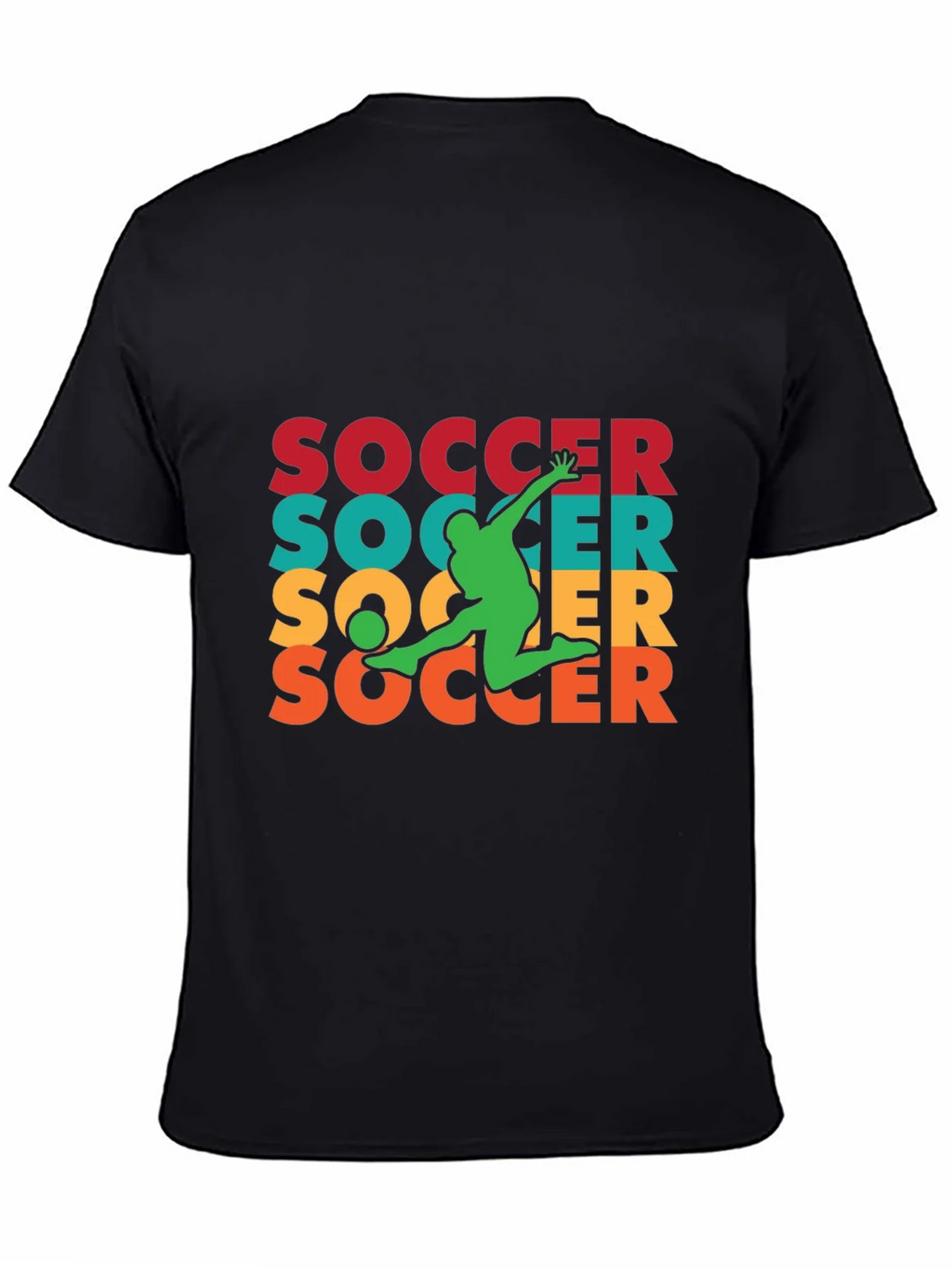 Retro Soccer Player Graphic Tee product image 4
