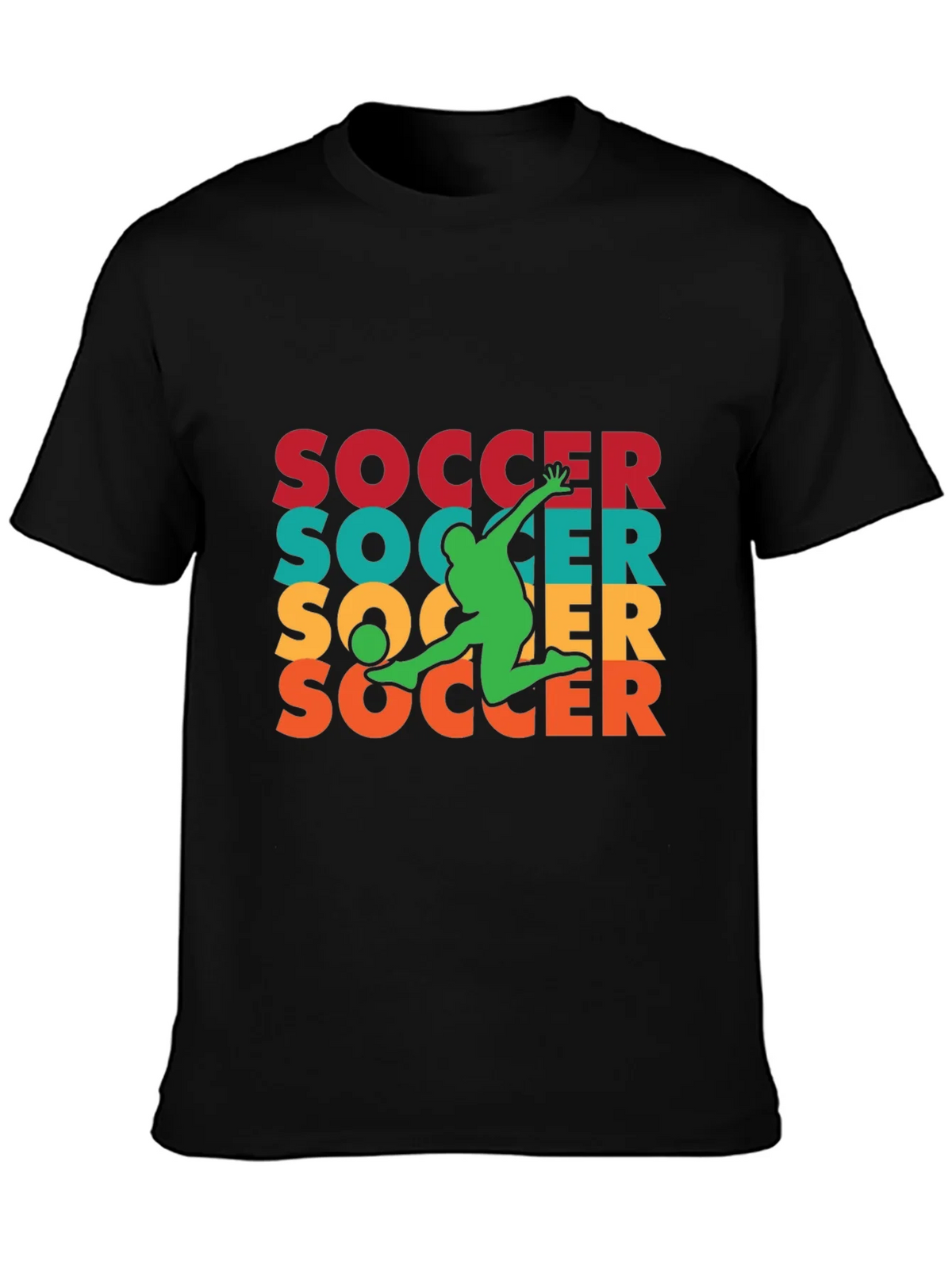 Retro Soccer Player Graphic Tee product image 3
