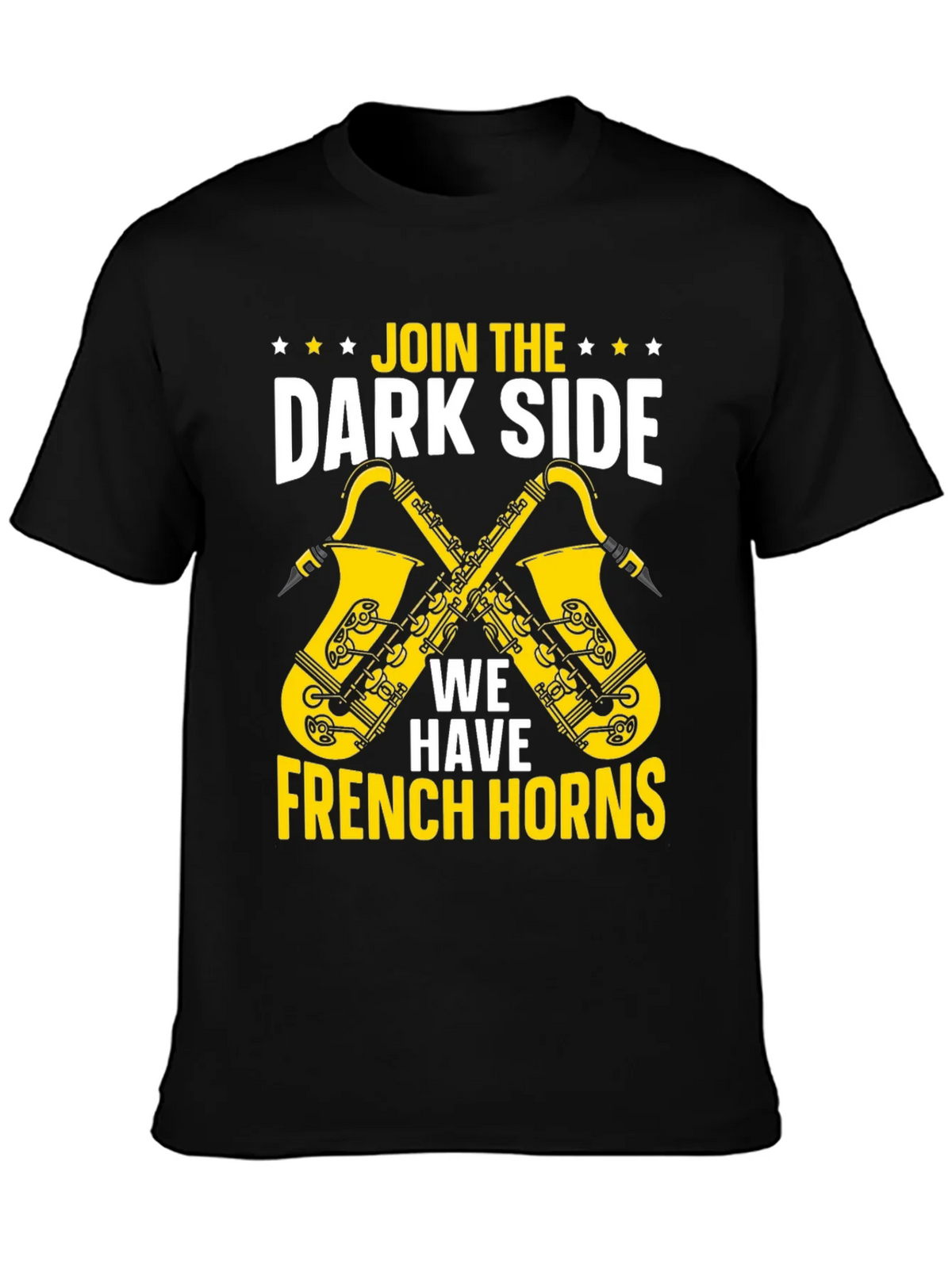 Join The Dark Side French Horns Graphic T-Shirt product image 3