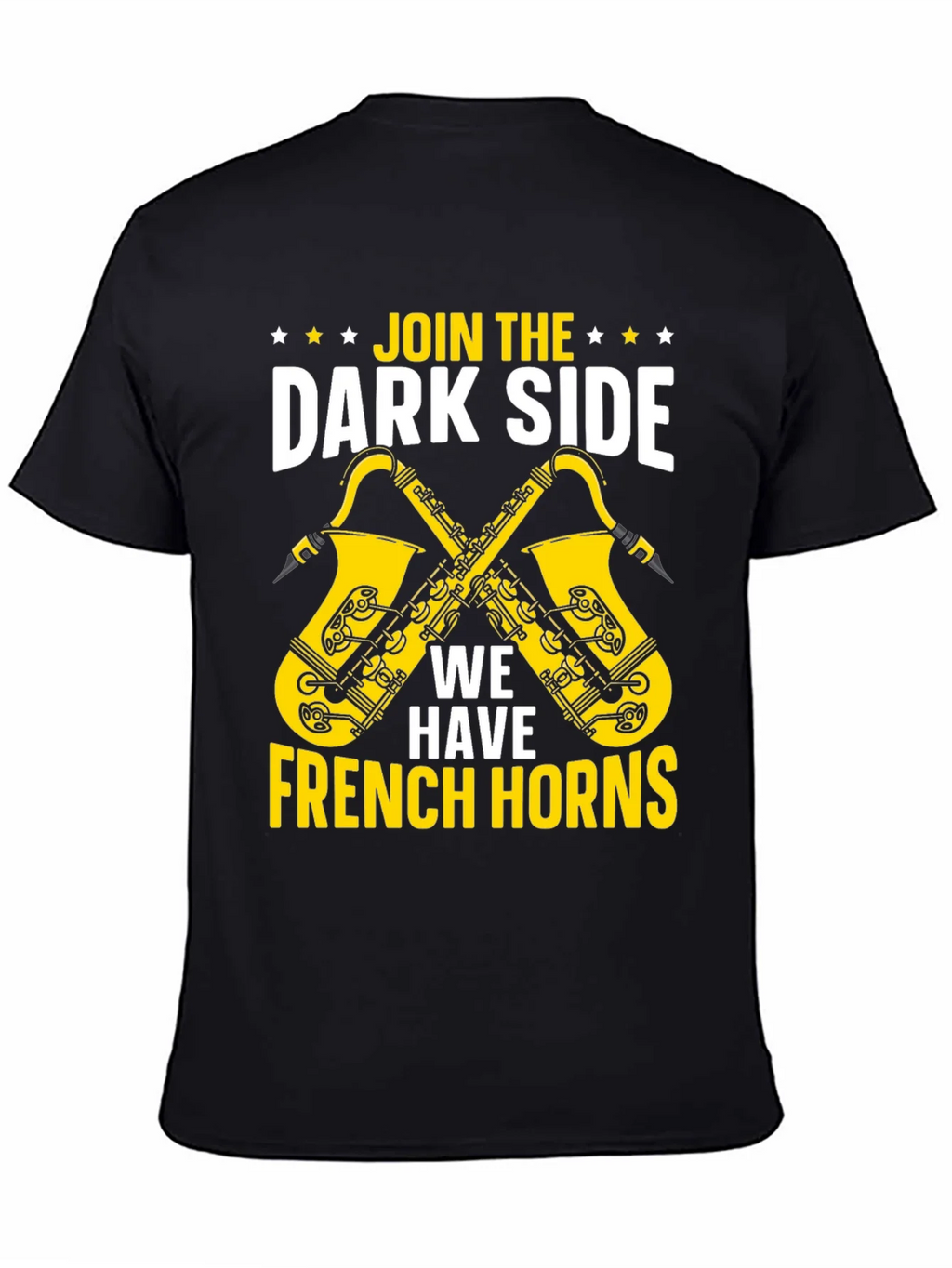 Join The Dark Side French Horns Graphic T-Shirt product image 4