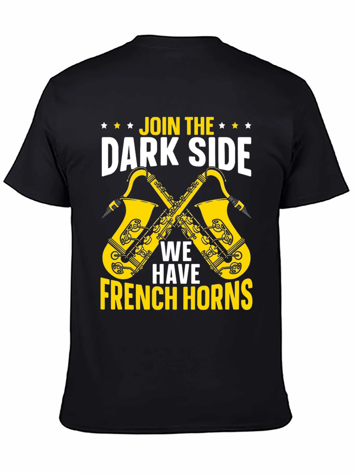 Join The Dark Side French Horns Graphic T-Shirt product image 4