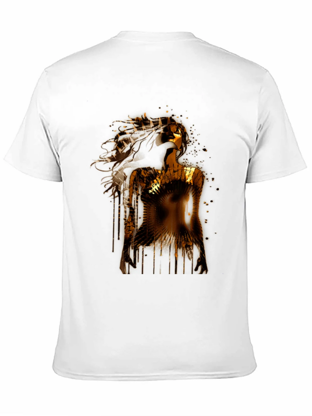 Golden Woman Graphic Black T-Shirt product image 10