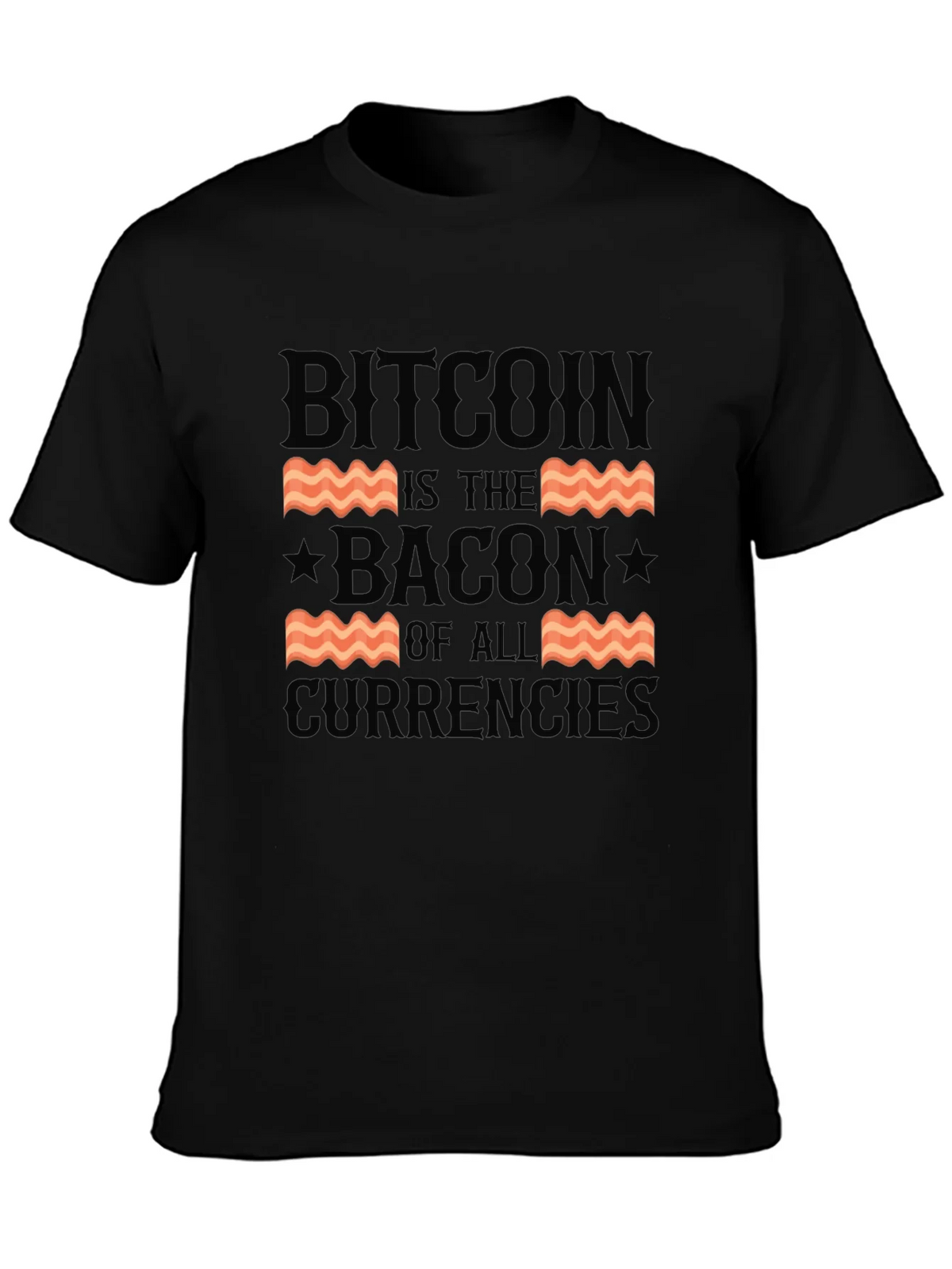 Bitcoin Bacon of All Currencies T-Shirt product image 3