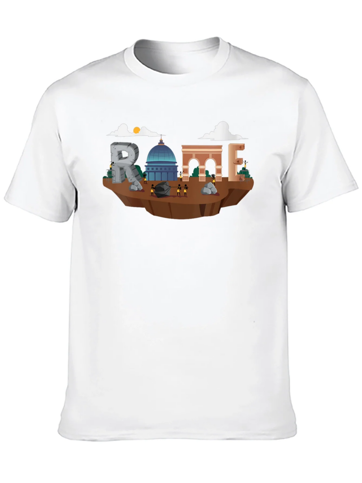 Rome Landmark Illustration T-Shirt product image 9