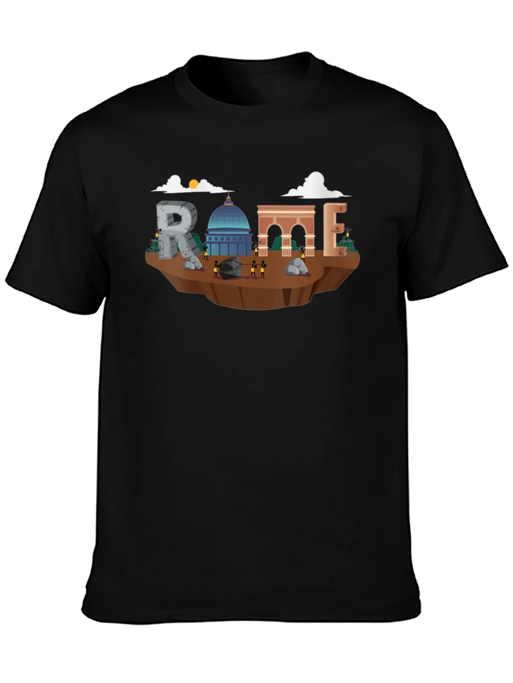 Rome Landmark Illustration T-Shirt product image 3