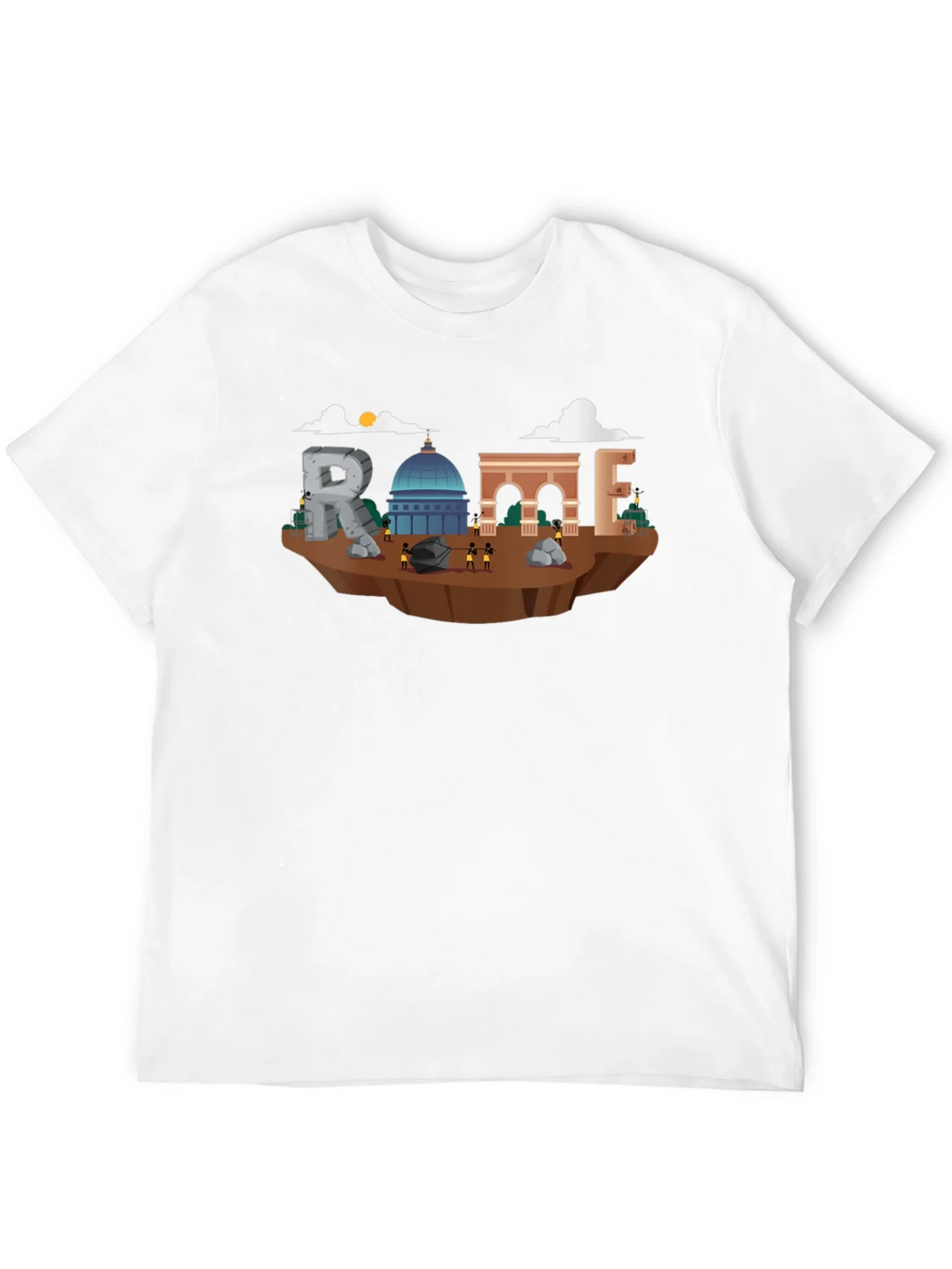 Rome Landmark Illustration T-Shirt product image 11