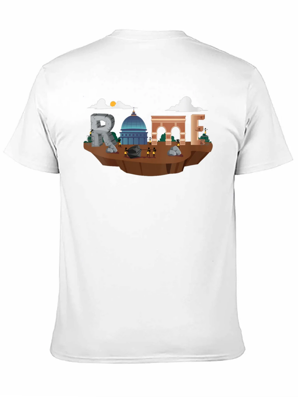 Rome Landmark Illustration T-Shirt product image 10